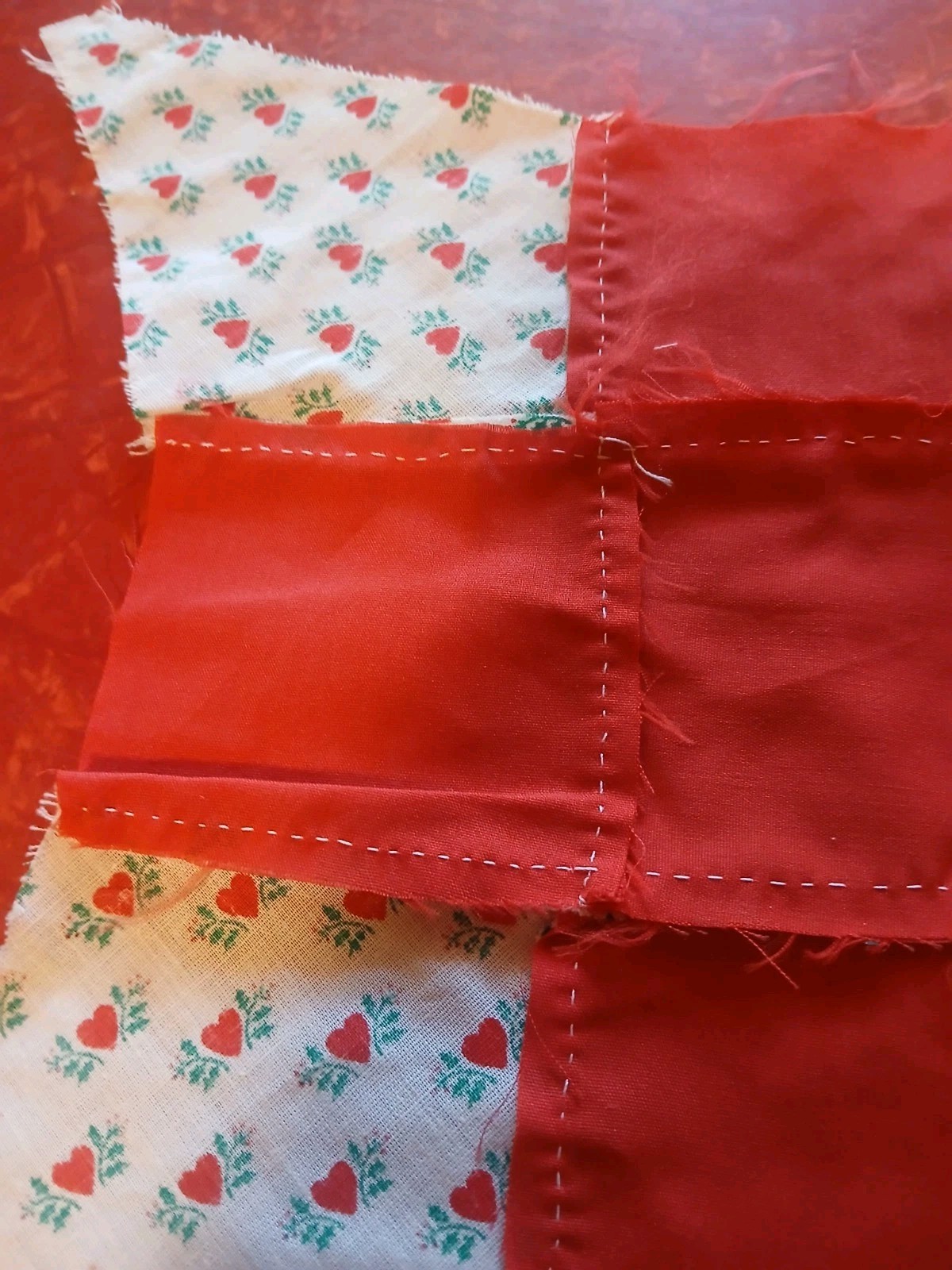 Lot Of Vintage Quilt Blocks Hand Sewn Unfinished