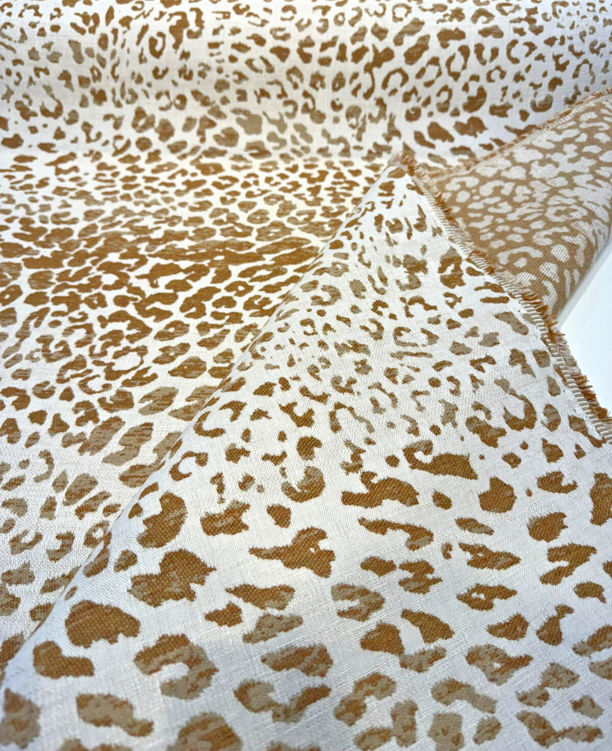 Sunbrella Instinct Toffee Leopard Outdoor Upholstery Fabric By the yard