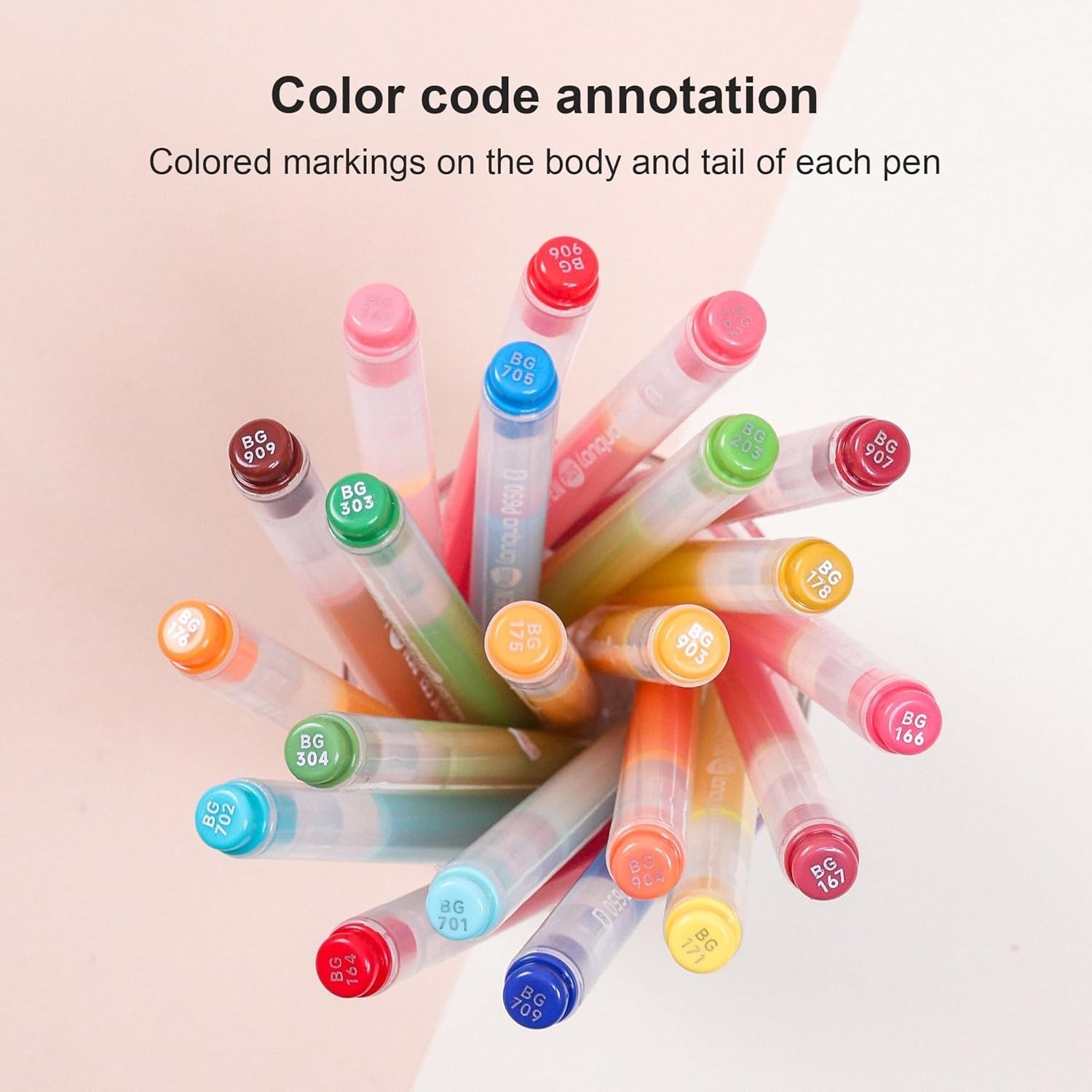 6 Colors Acrylic Gel Pens Set, 1.0mm Extra Fine Tip Paint Markers