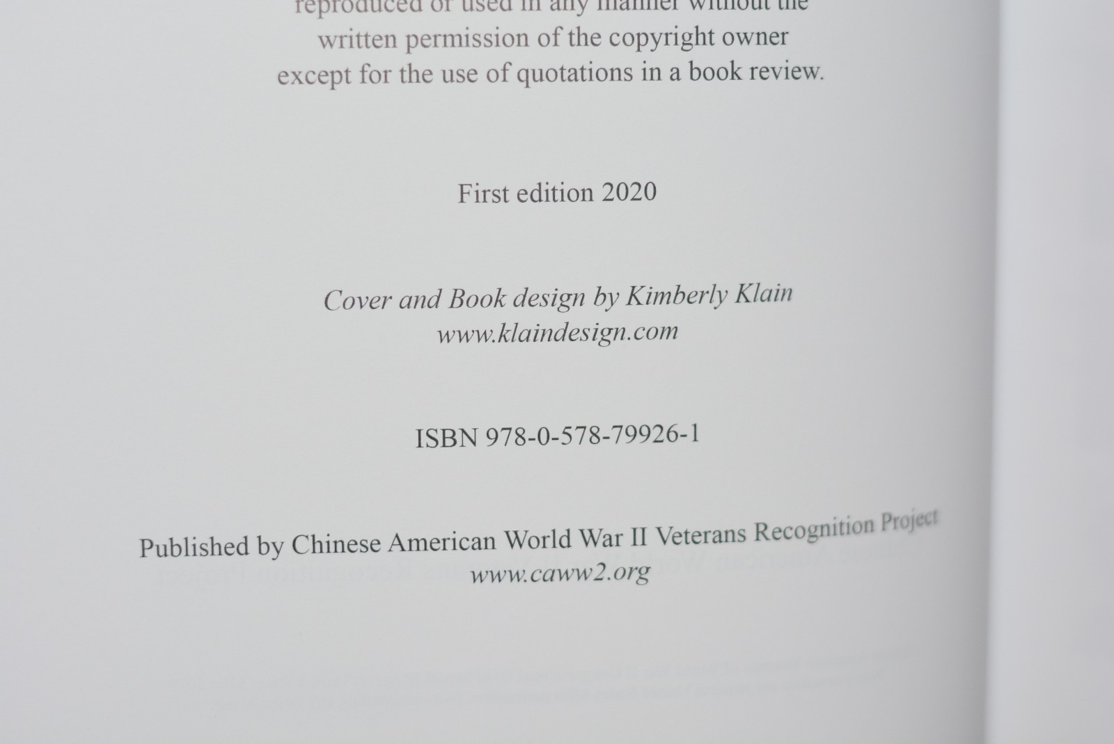 National Recognition for Commendable Patriotism & Honor: Chinese American Vol. 1