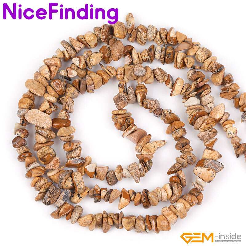 Natural Chips Assorted Gemstone Freeform Loose Beads Jewelry Making 34″/15” DIY
