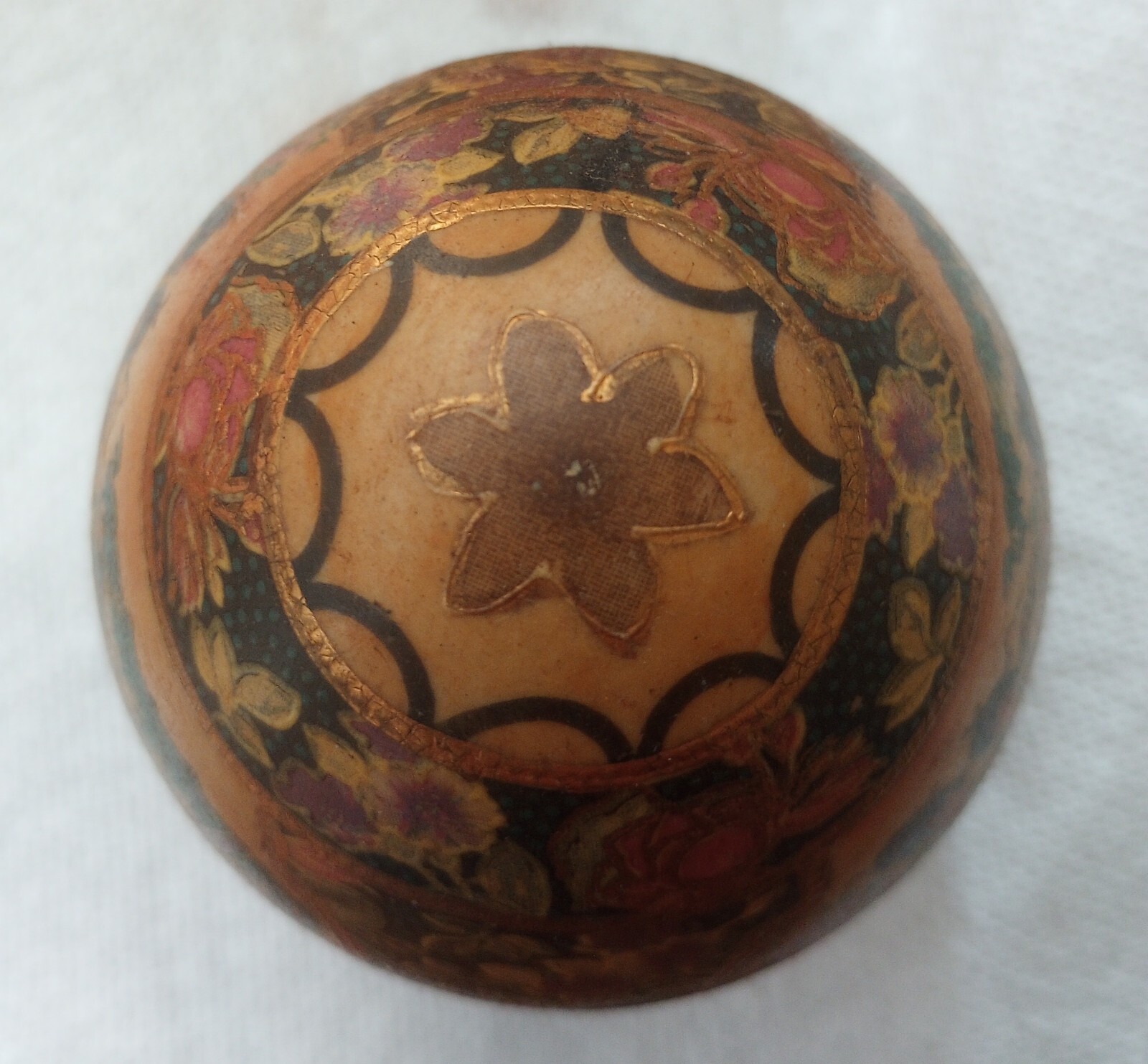 Vintage Satsuma Porcelain Egg