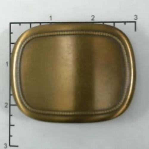 1.5″ 38mm Trophy Brushed Brass Belt Buckle