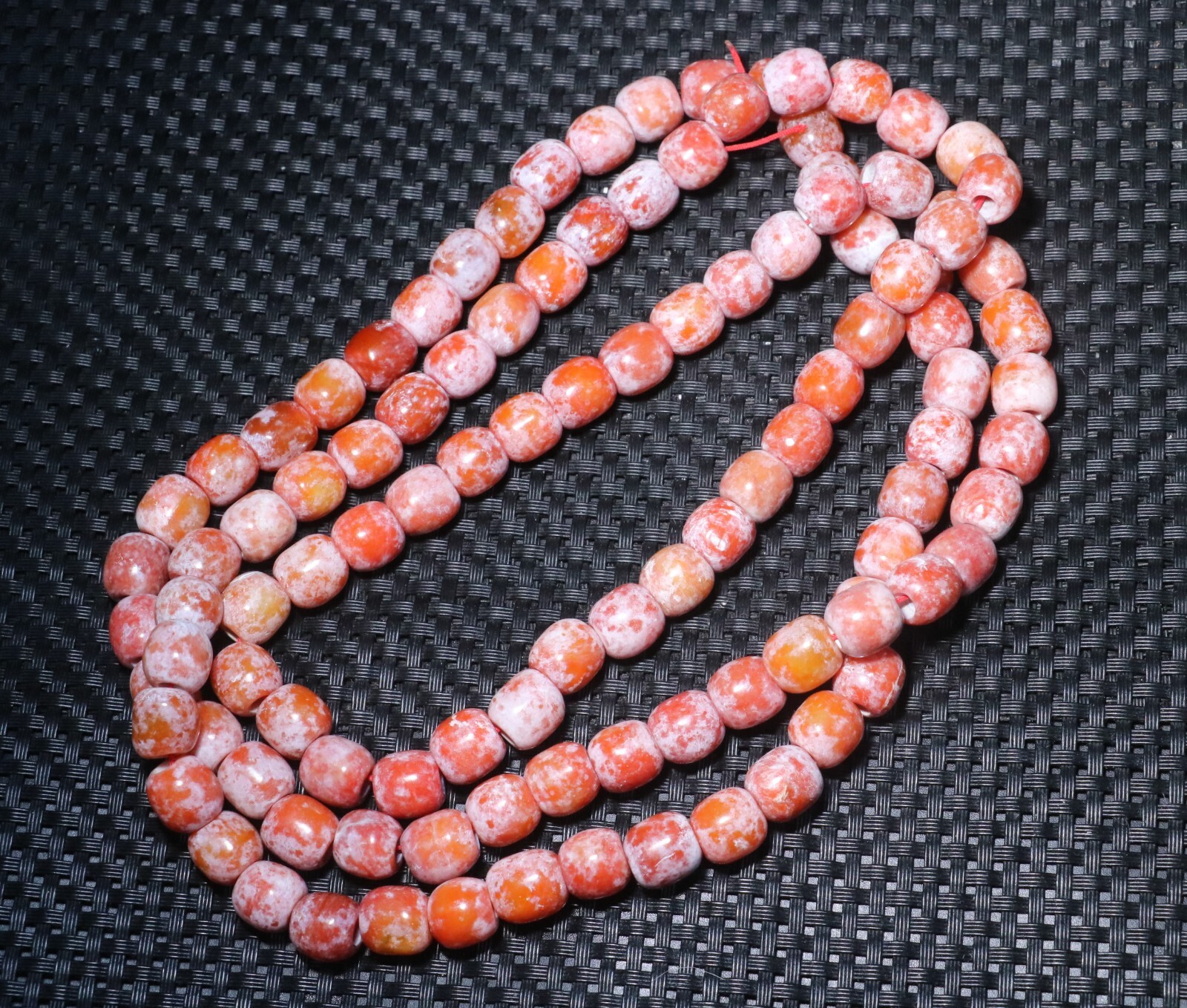 Neolithic Liangzhu CULTURAL Old JADE Leo Wealth Bead 108 Prayer Necklace Amulet