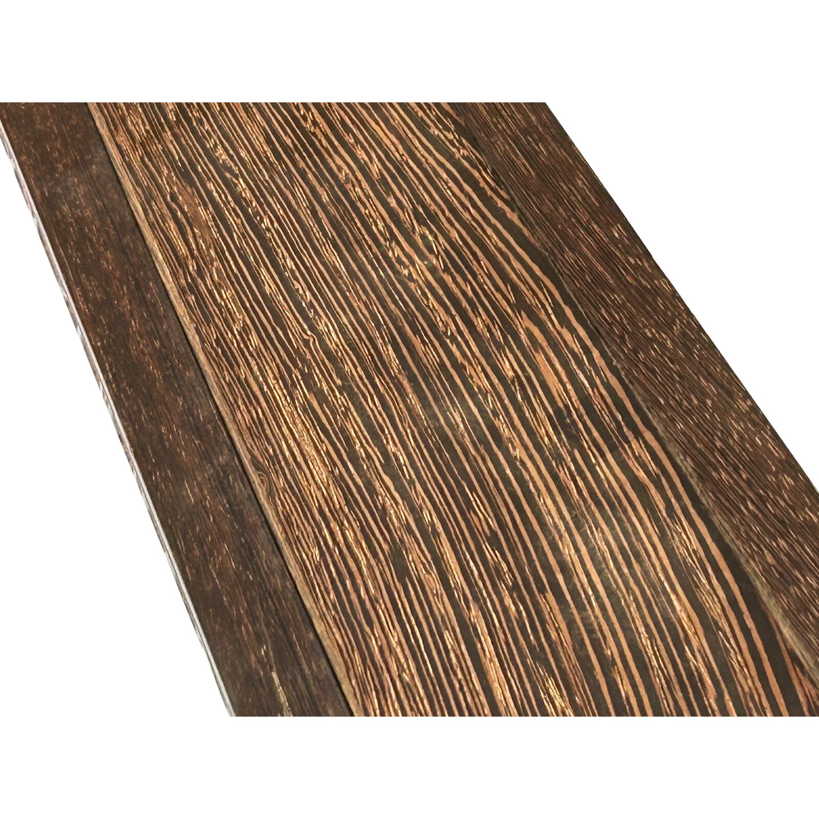19″ Light Brown Feather Pattern Rectangular Scroll Leg Wood Display Stand ws4228