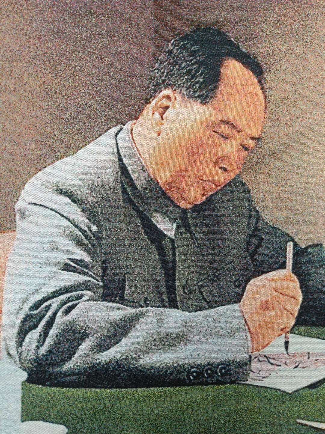 36″ Cloth Silk Chinese Great Leader Chairman Mao Mao Zedong Thangka 5985#26