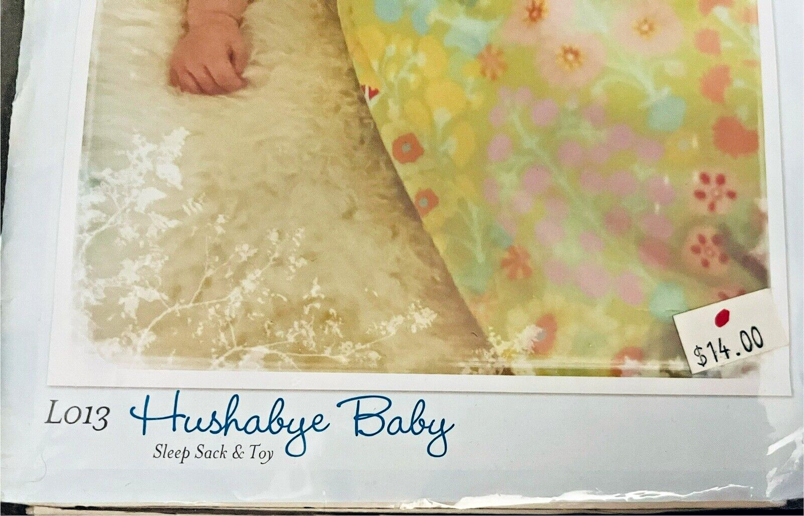 “Hushabye Baby ” by Favorite Little Things Baby Sleep Sack & Toy SZ 0-3mon-12mon