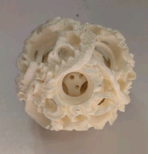 Chinese Carved Layered Dragon Magic Ball