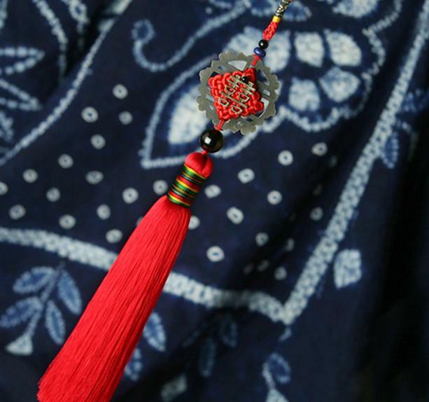 New Handmade Tradition Chinese Wedding Double Happiness Shuang Xi Red Pendant