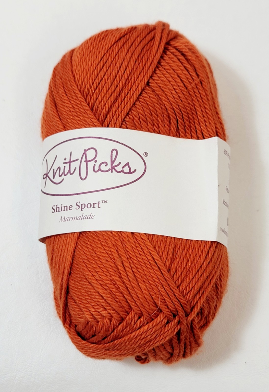 Knit Picks Shine Sport Cotton Modal Yarn 110 Yds Marmalade