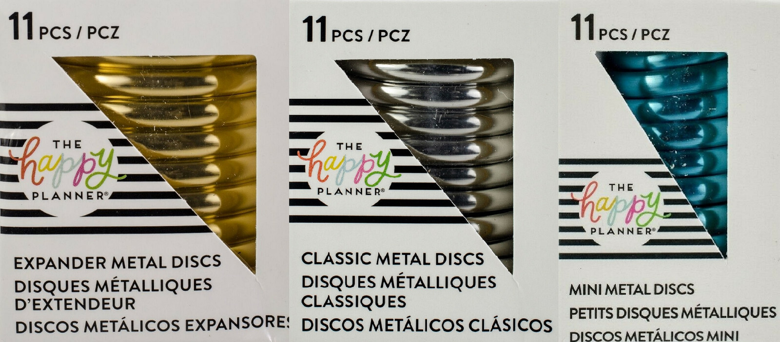 Me & My Big Ideas Happy Planner Metal Discs Expander Classic Mini – YOU Choose!