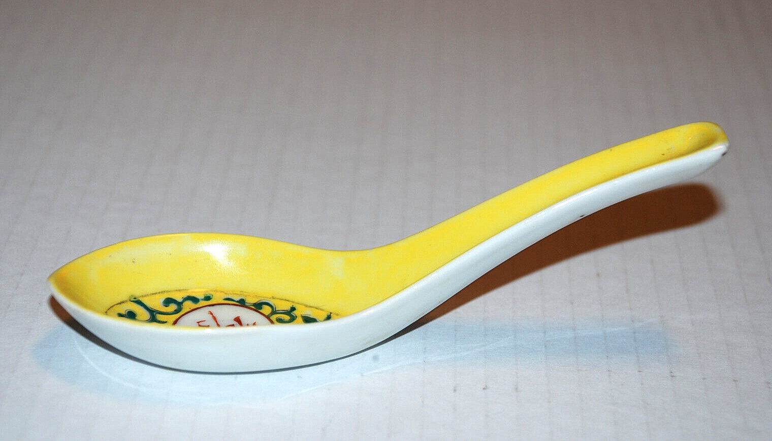 Asian Egg Drop Soup Rice Spoons Japanese Chinese 1985 Ceramic 5.50″ Set of 4