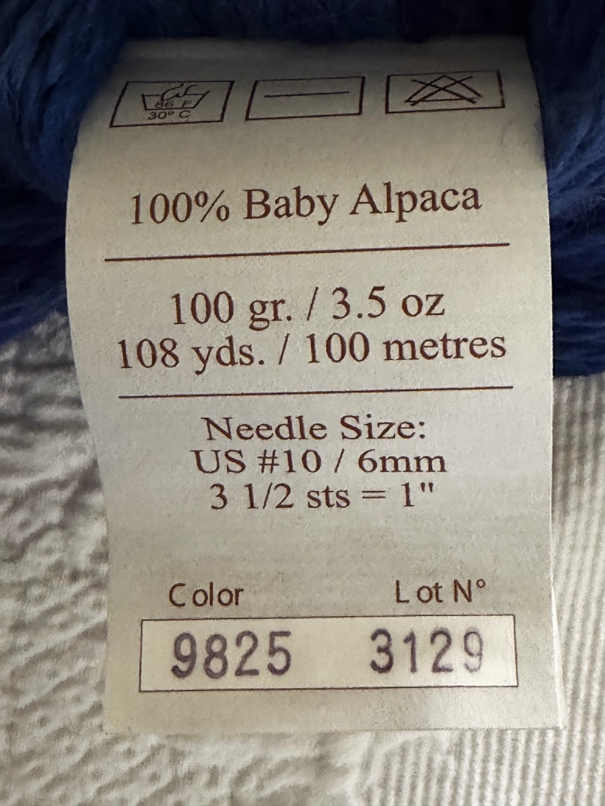 Cascade Yarns Paints Blue Purple #9825 100% Baby Alpaca Chunky 3 Hanks 324 yds