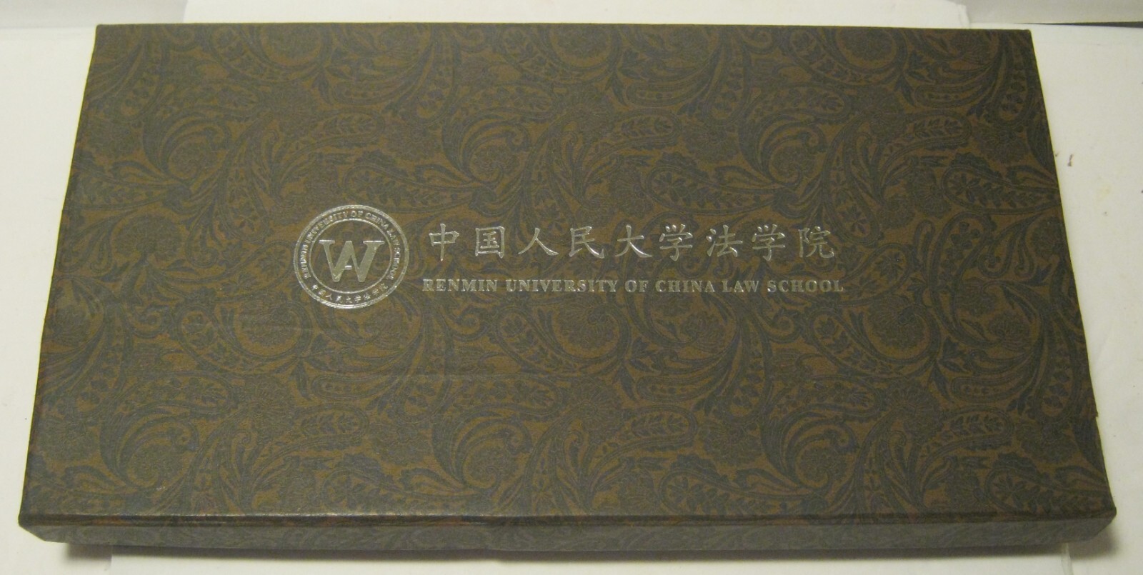 Gorgeous 100% SILK SHAWL Renmin University of China Law School NEW in Box!!!