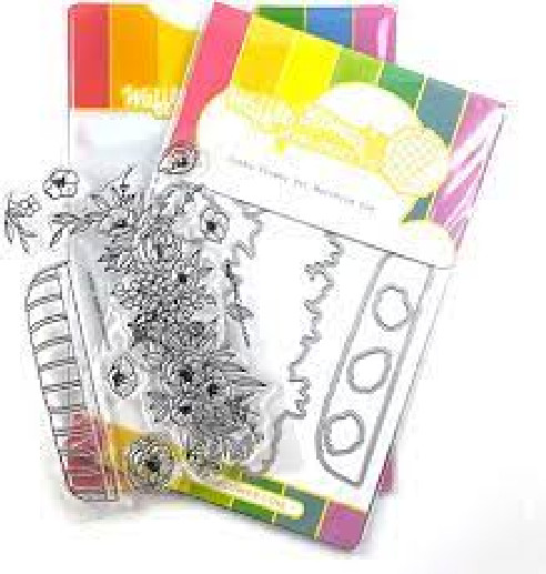 Waffle Flower METAL CUTTING DIE N STAMP SET – JUMBO FLOWER POT