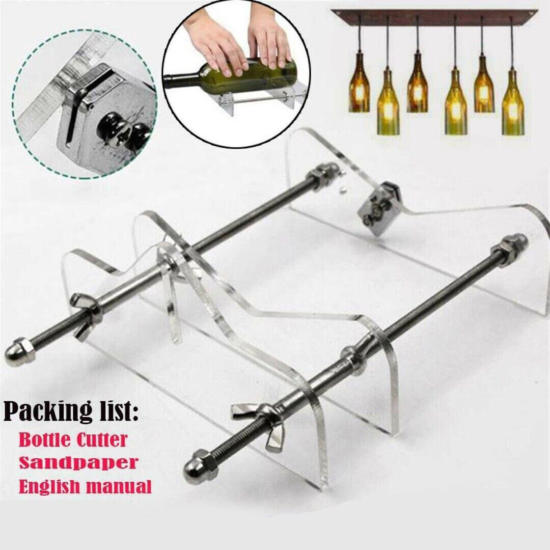 Alloy Glass Bottle Cutter Kit Beer Wine Jar DIY Cutting Craft Recycle DIY Tools