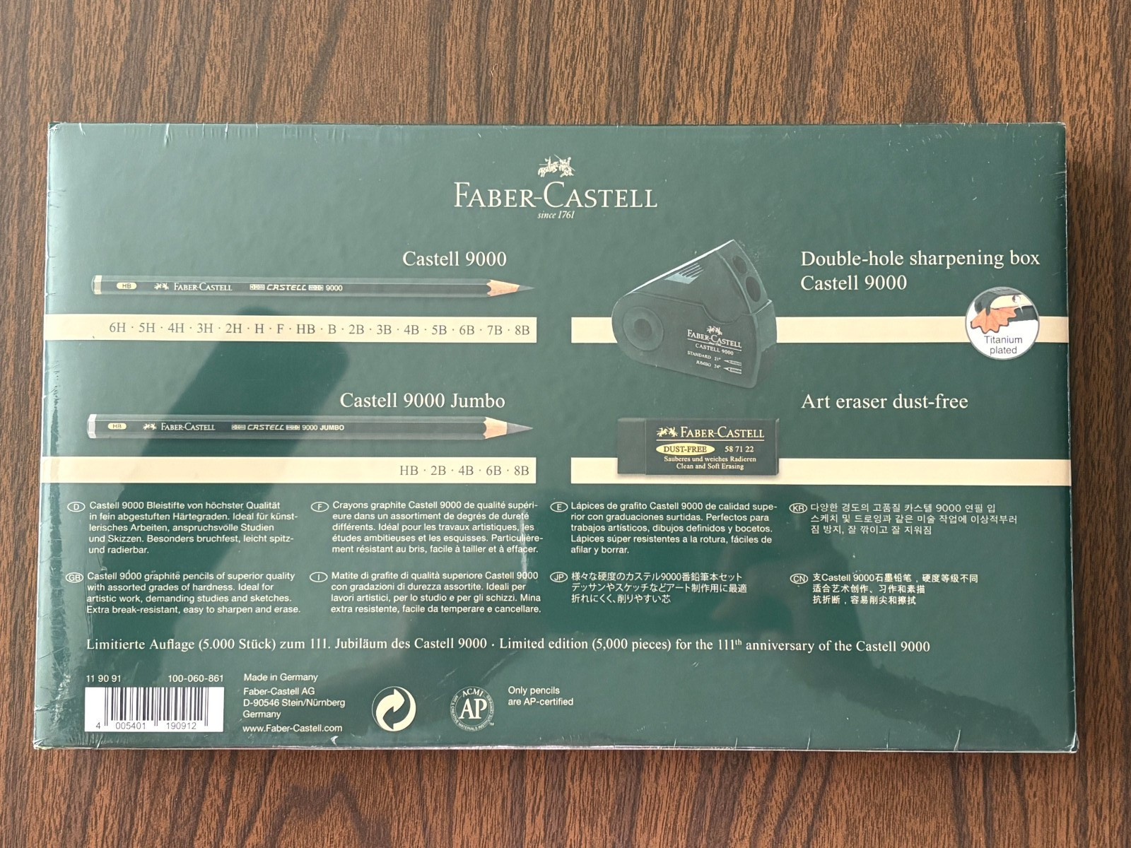 Faber-Castell 111th Anniversary Set Castell 9000 Limited Edition