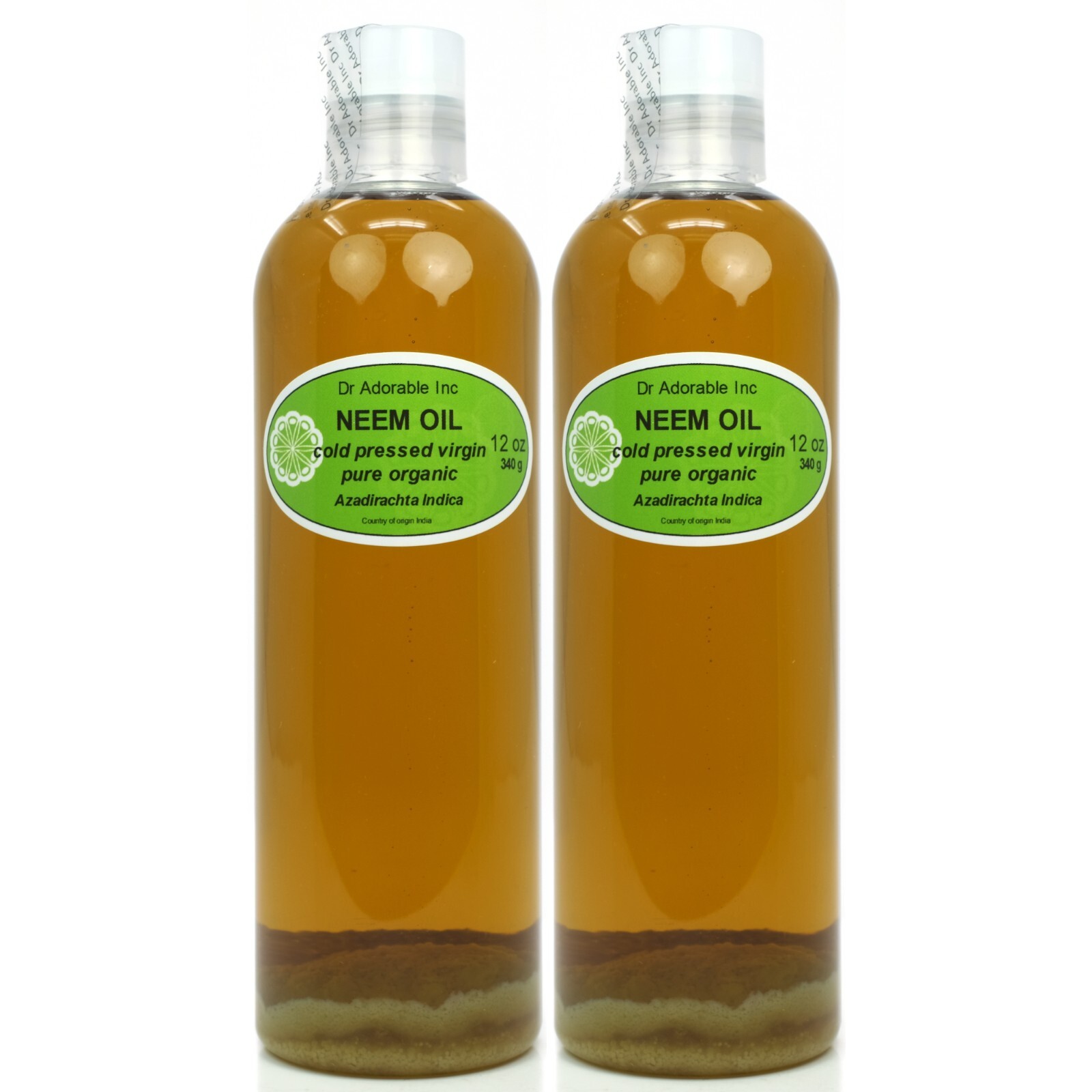Neem Oil 100% Pure by Dr. Adorable Cold Pressed Oil You Pick Size Free Shipping
