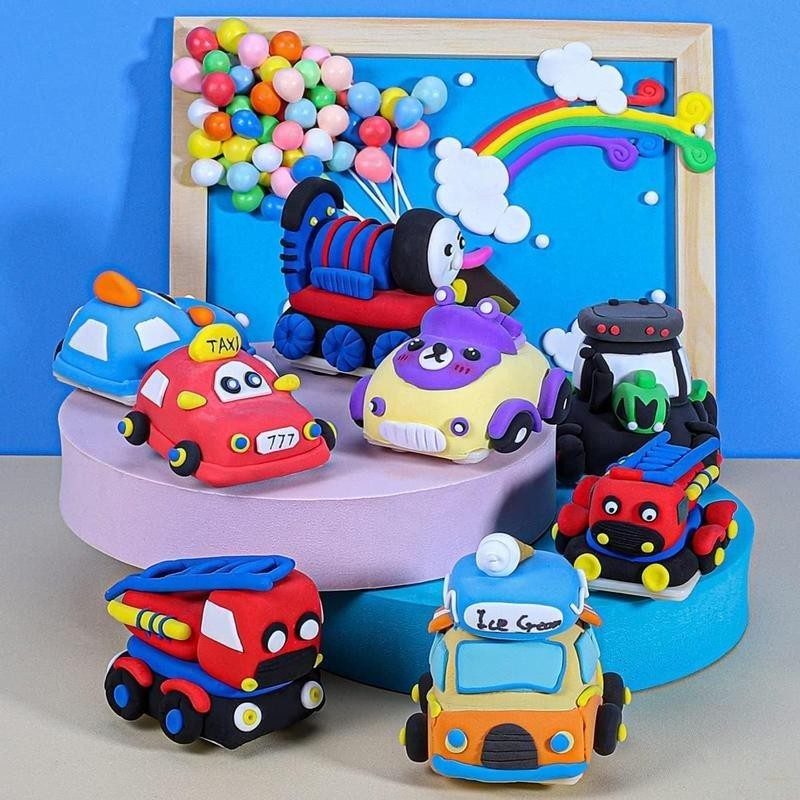 24 Colors Magic Clay Nature Color DIY Air Dry Clay with tool as Best Present