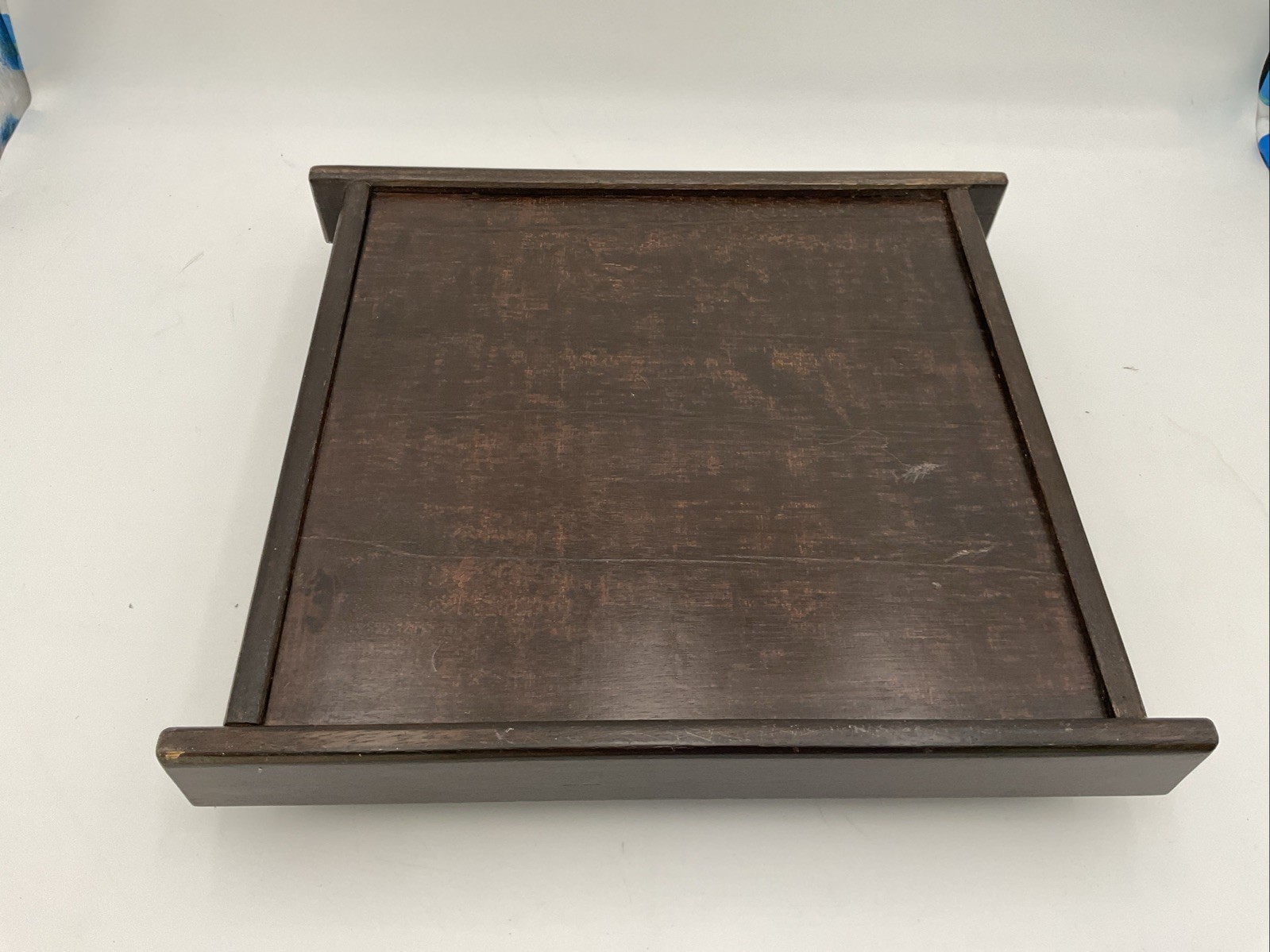 Decorative Serving Tray W/Ceramic Inlay Depicting Chinese Celebration