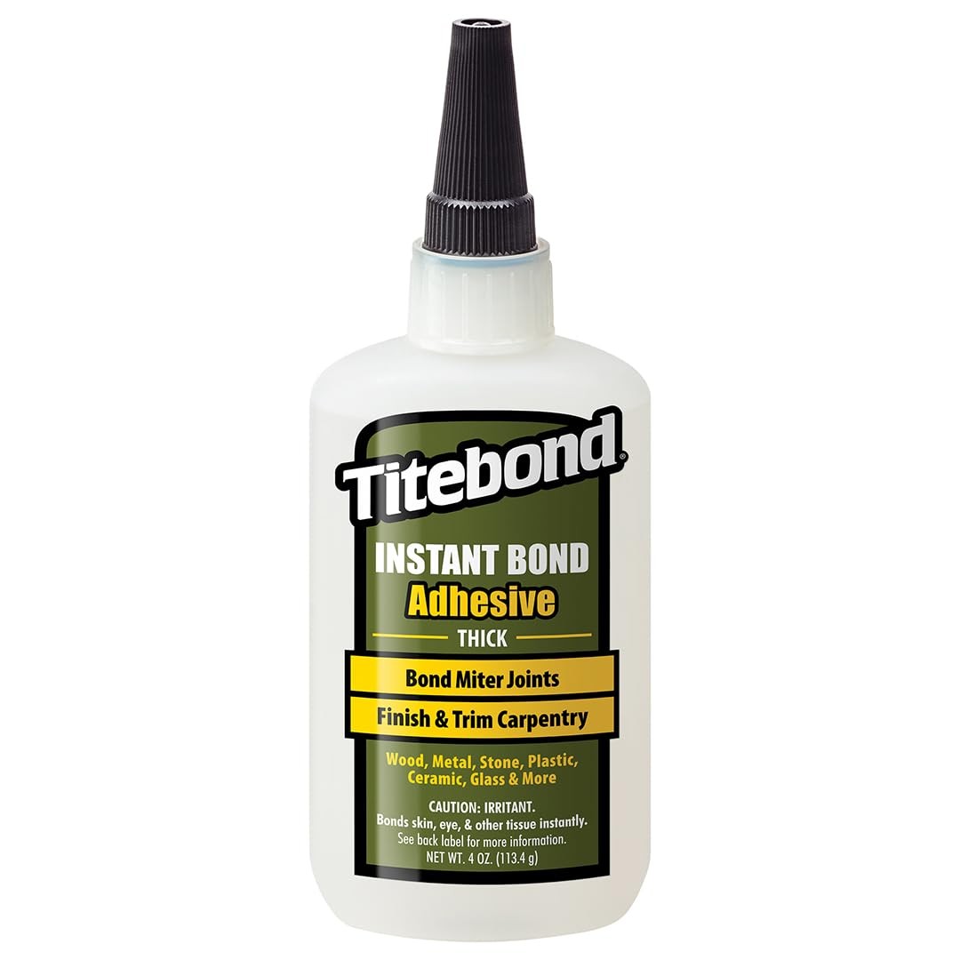 Instant Bond Thick CA Super Glue – Fast-Setting Ethyl Cyanoacrylate Adhesive …
