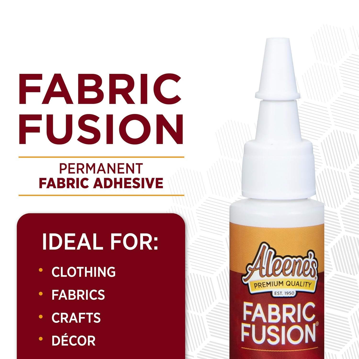Aleene’s Fabric Fusion Glue, 3 Count, (Pack of 1) 0.66 Fl oz 3 Count