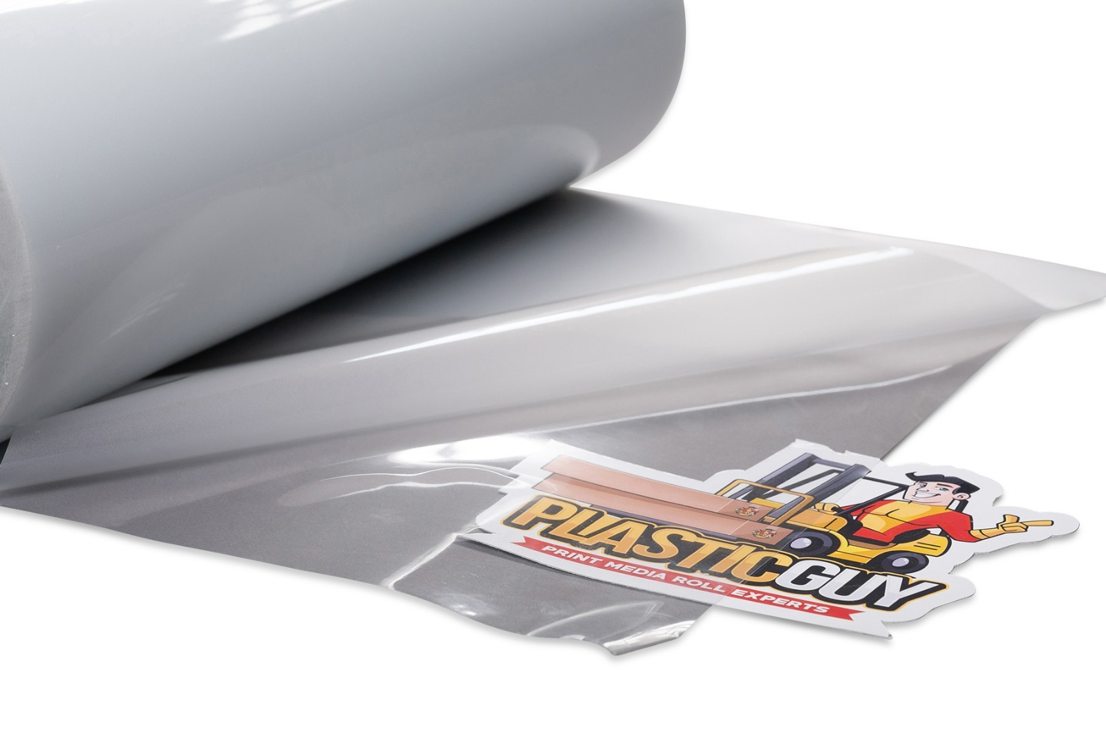 3.0mil Optically-Clear Gloss Printable Vinyl Easy-Peel Removable Adhesive