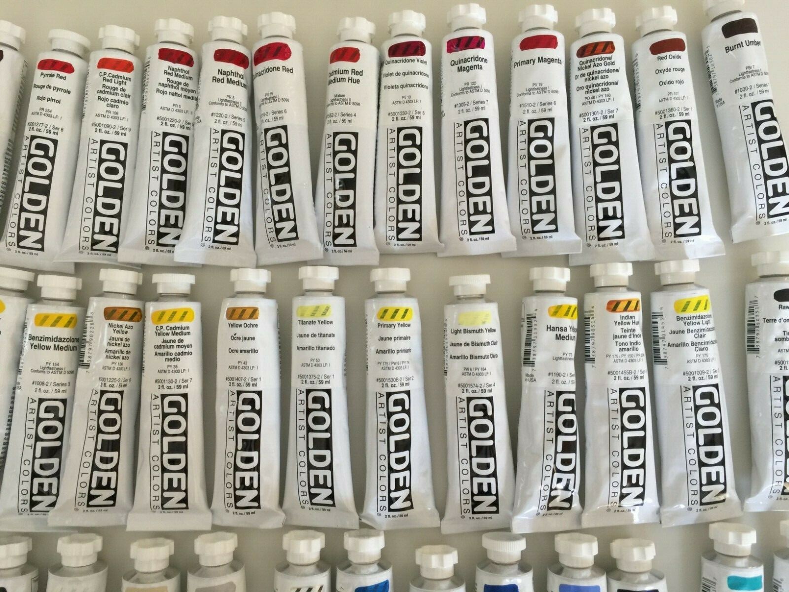 Golden® Heavy Body Acrylics 2oz. Choose Your Color NEW