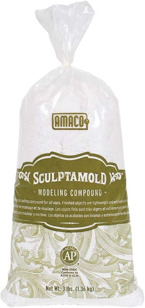AMACO Sculptamold Modeling Compound 3 lb – Free Shipping in USA | Buy More & Sav