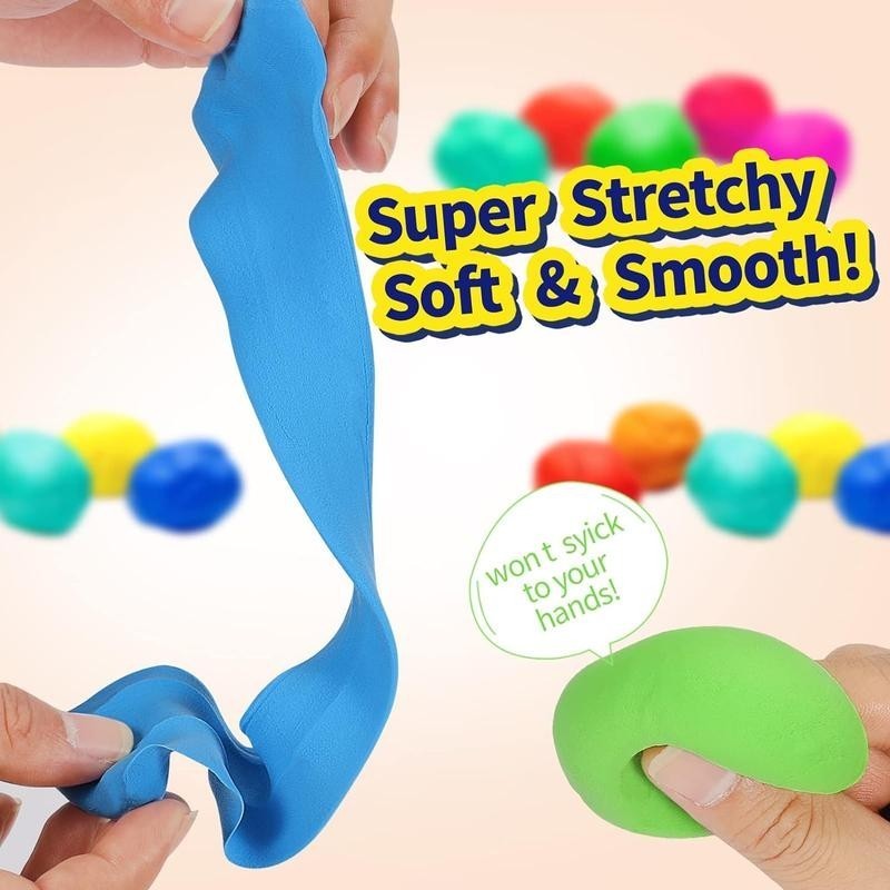 24 Colors Magic Clay Nature Color DIY Air Dry Clay with tool as Best Present