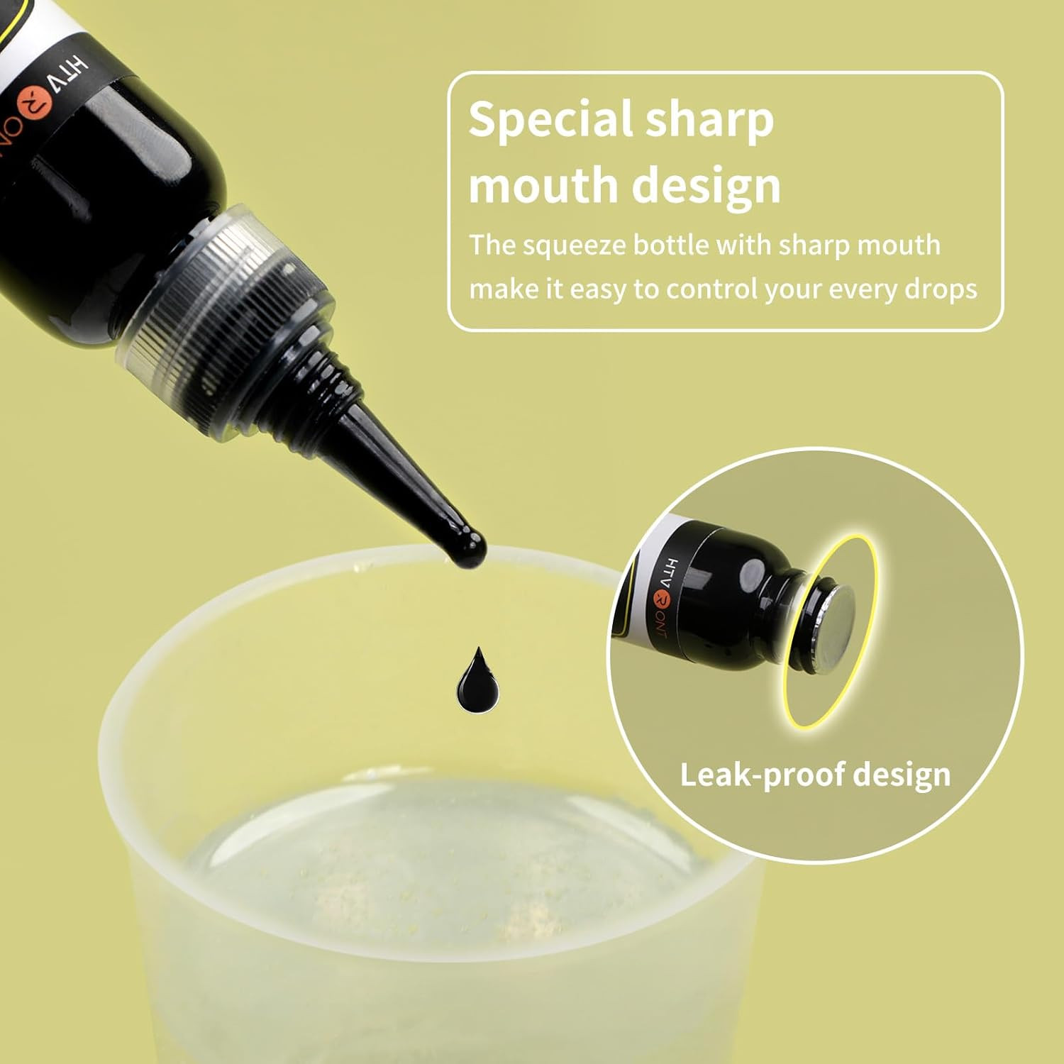 Black and White Resin Pigment Paste – 3.52Oz/100Ml Concentrated Opaque Paste for