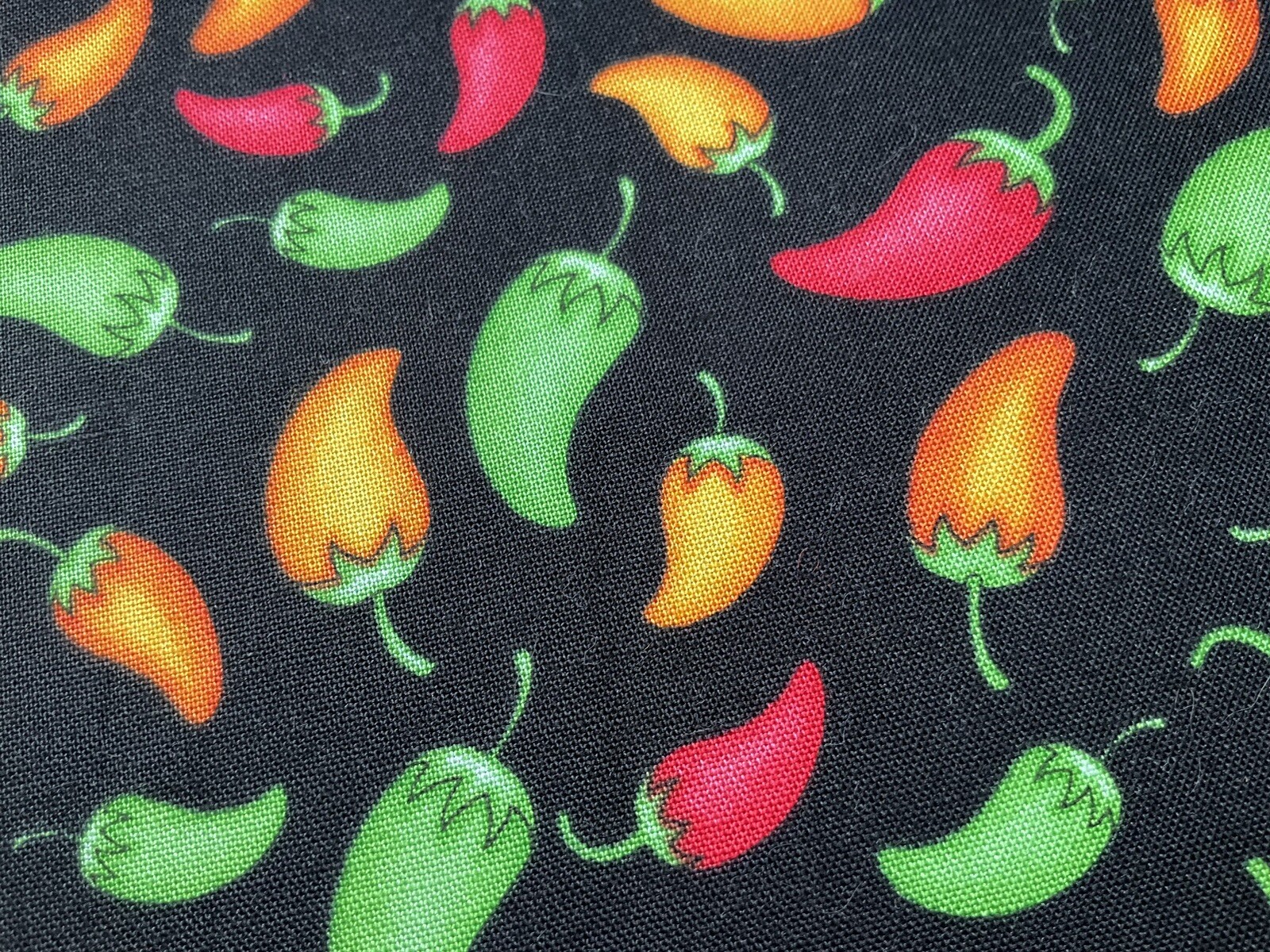 Fabric Green Pepper Red Pepper By RJR Fabric 44″ x 37” 699