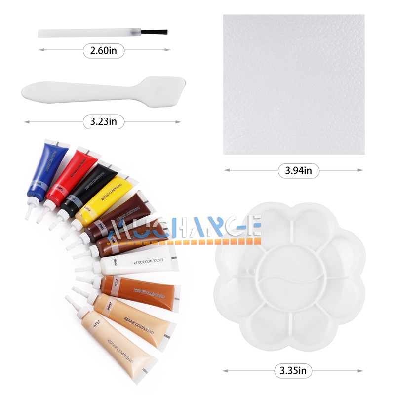 Dashboard Repair Kit 10 Color Car Vinyl Leather Cracked Furniture Kit Crack Sofa