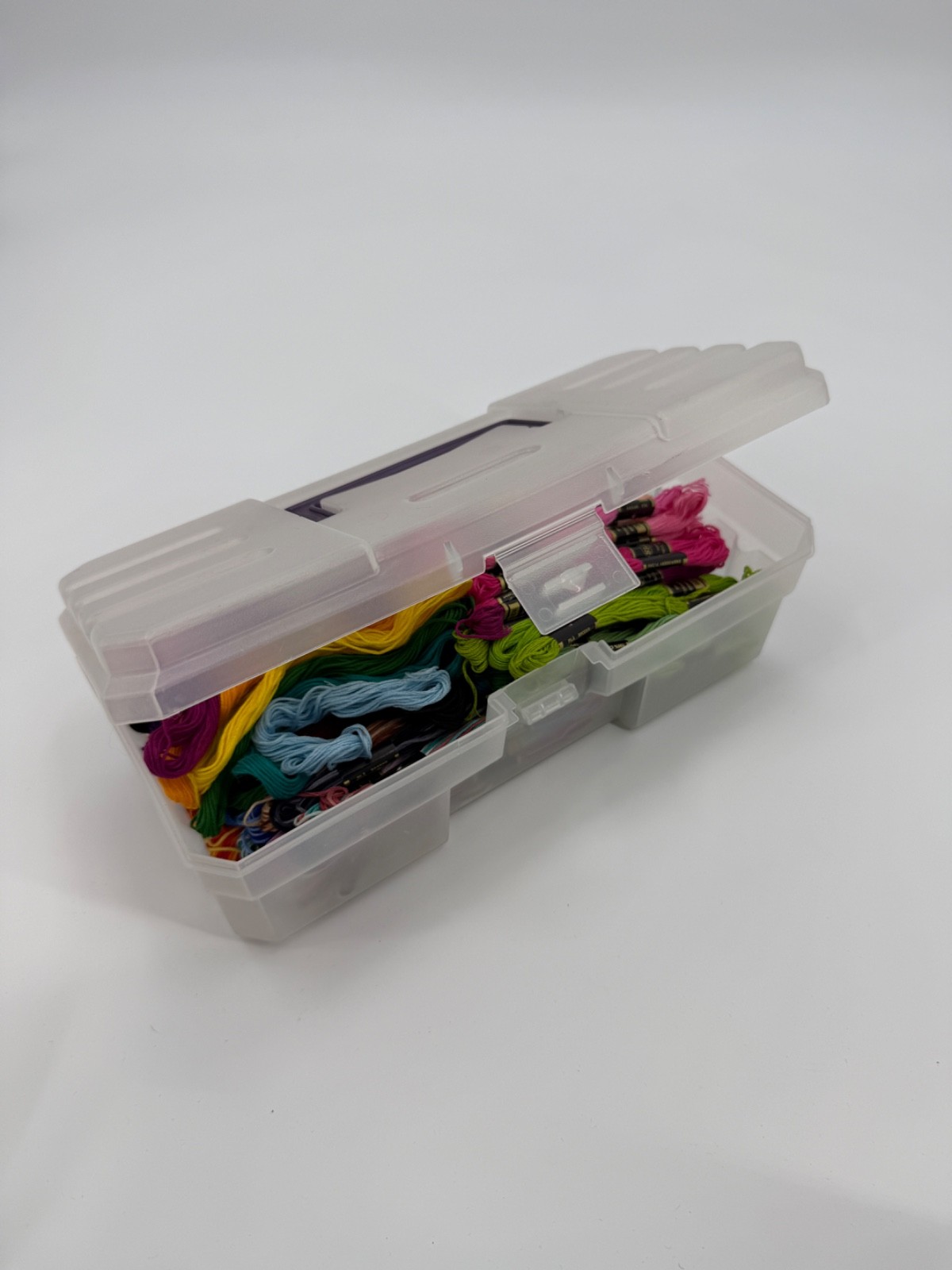 Iris Embroidery Floss Lot Variegated Solid 6 Strand Cotton Thread & Storage Case