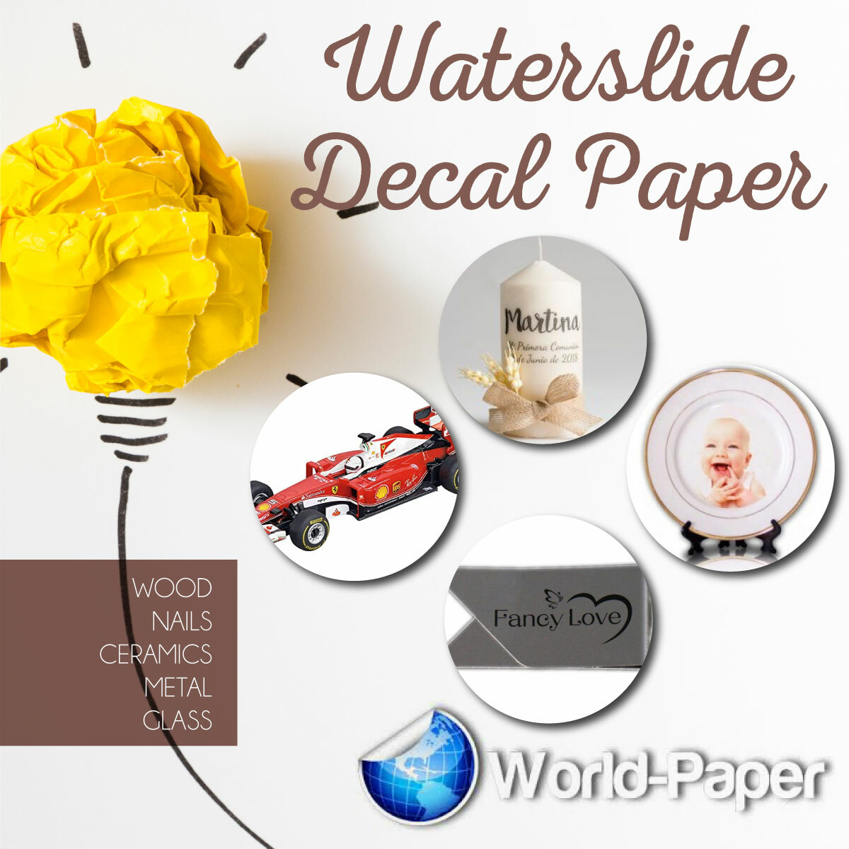 Decal Paper Laser Or Inkjet Printer Clear Or White WaterSlide