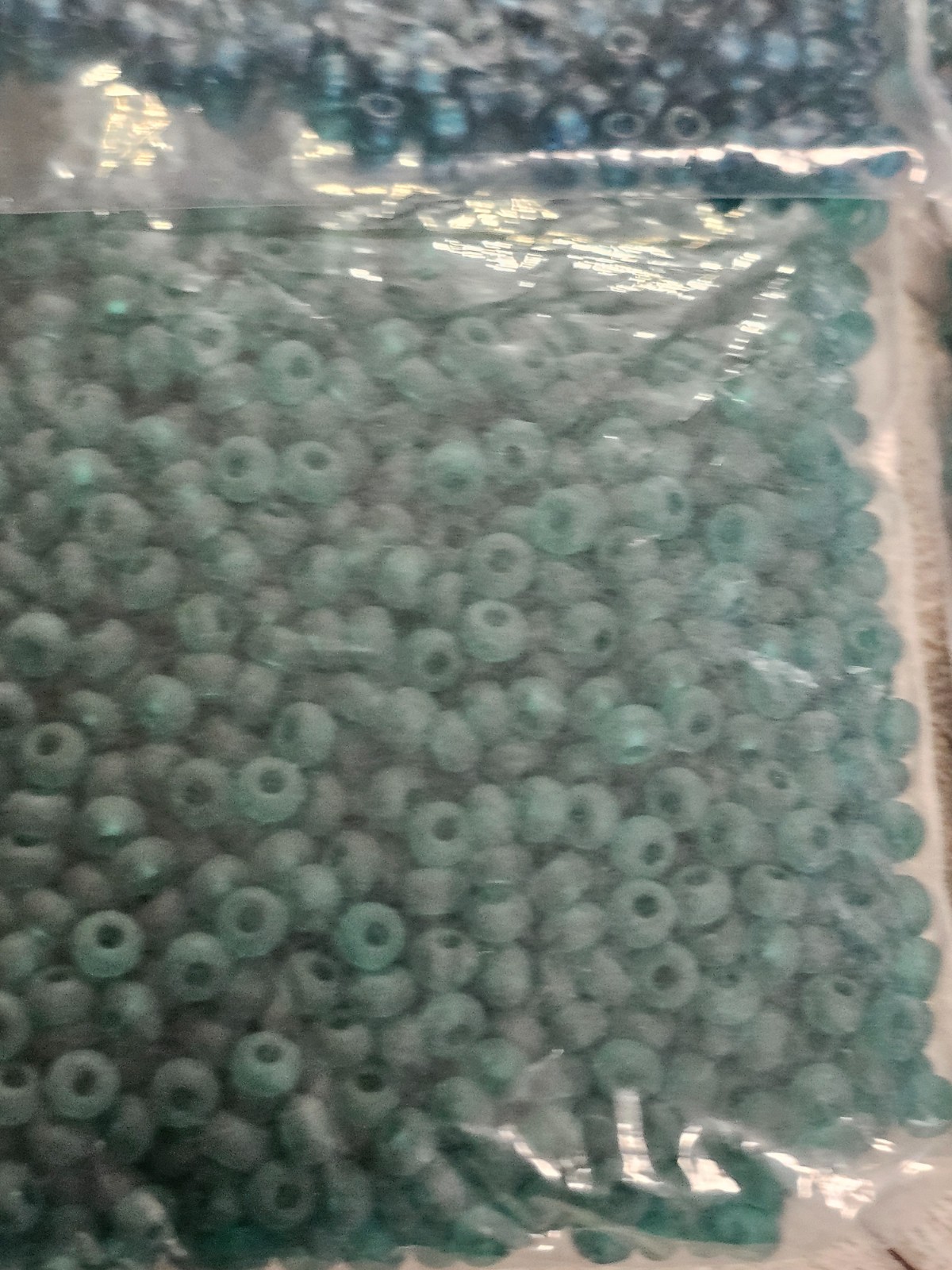 6/0 Czech Glass Seed Beads 60g 70g Bags Teal Blue Green Lot Jewelry Supplies