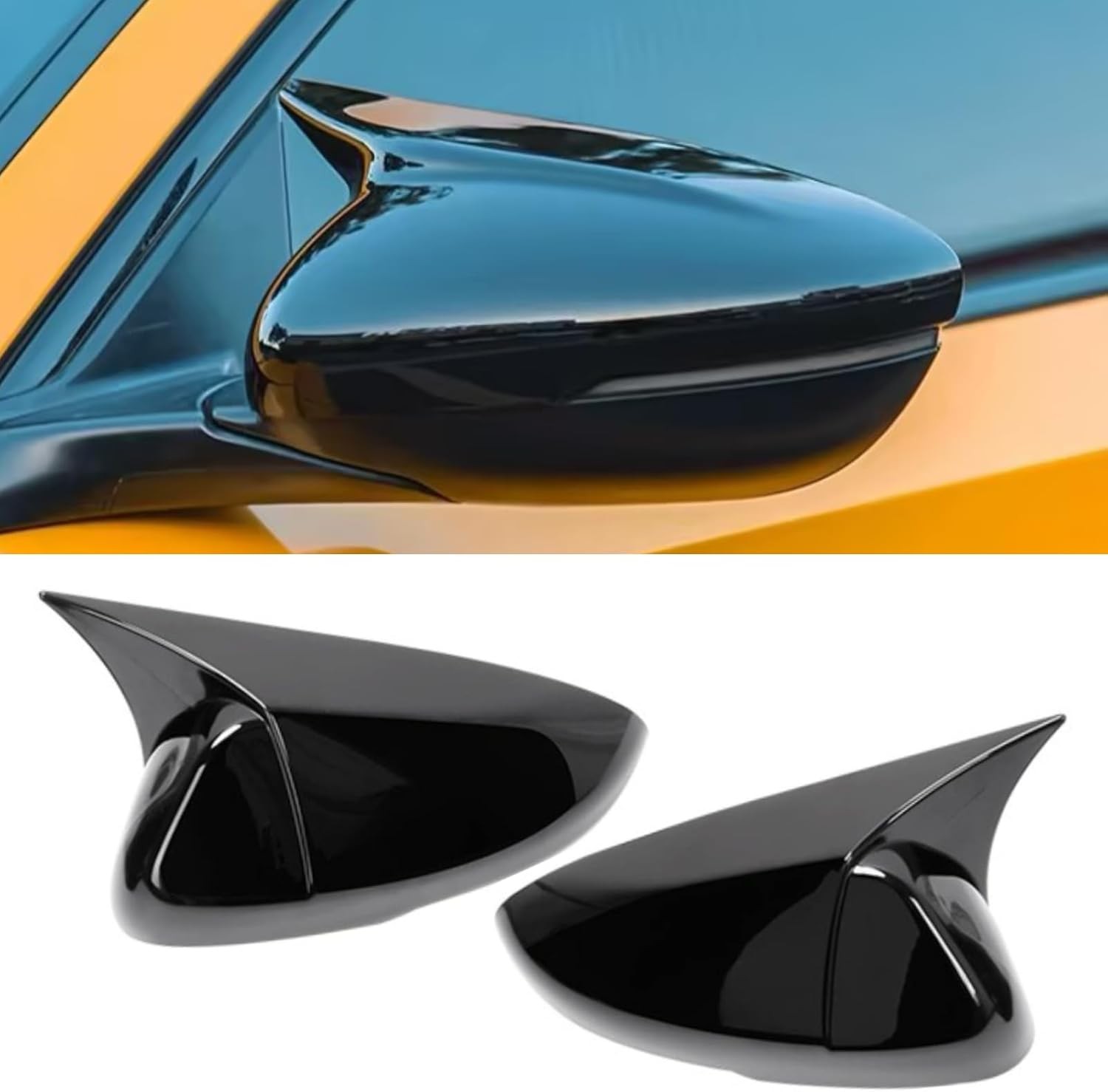 Compatible with 2018-2022 2023 2024 2025 Honda Accord Ox Horn Mirror Cover Repla