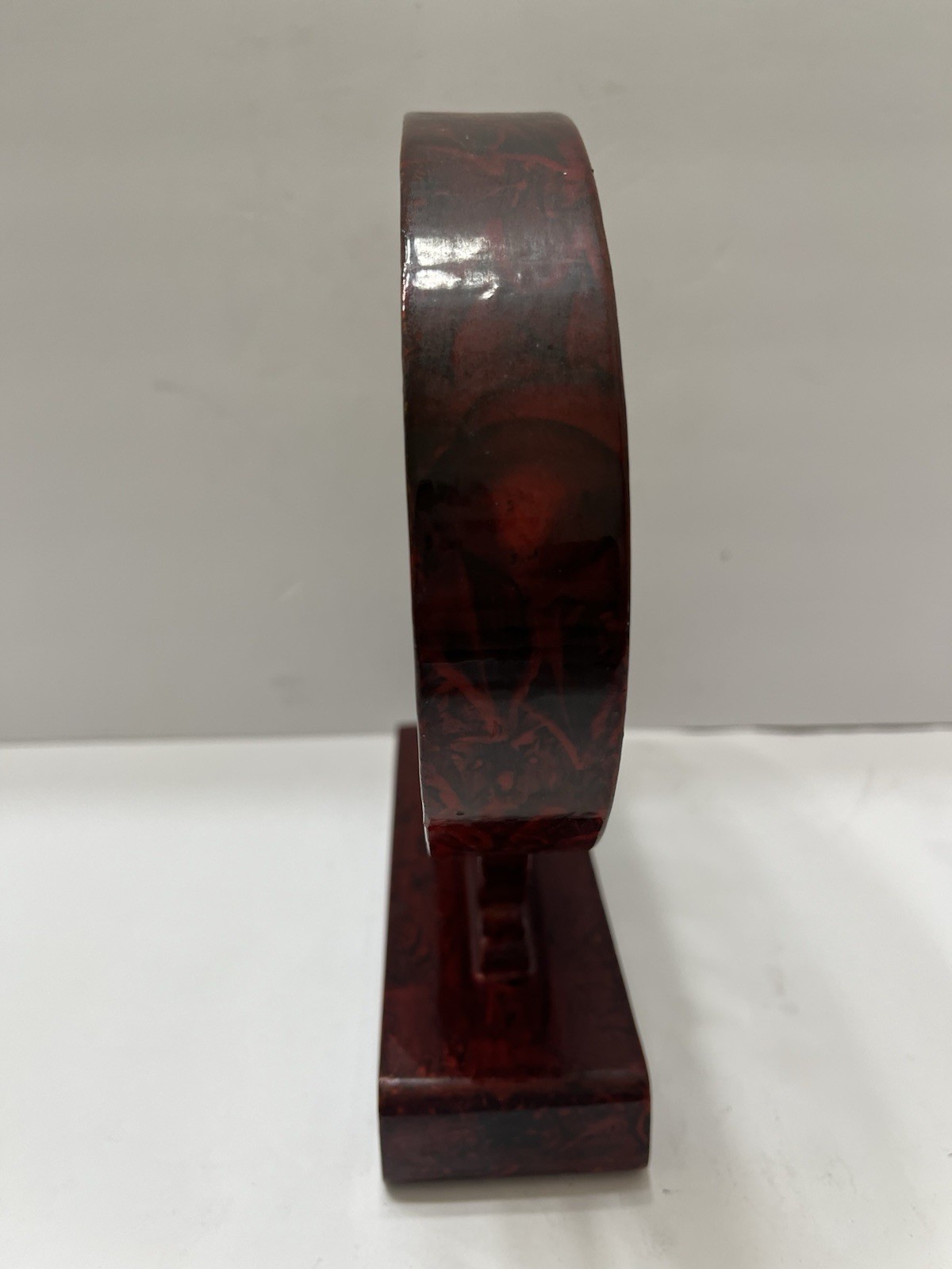 Vintage Chinese Hand Carved 3D Cork Diorama Framed Trees Pagoda Silk Crane 8×8”