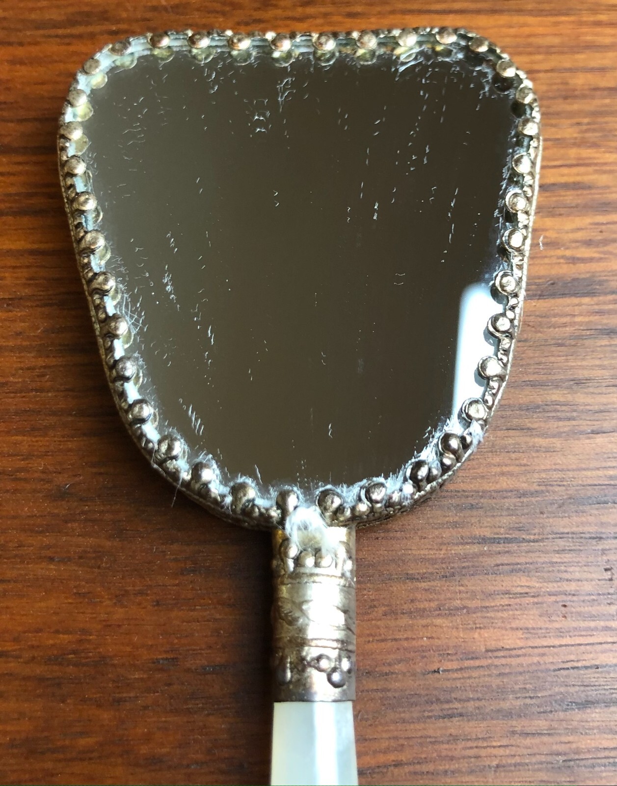 1940s or 1950s Small Chinese Mirror with Box