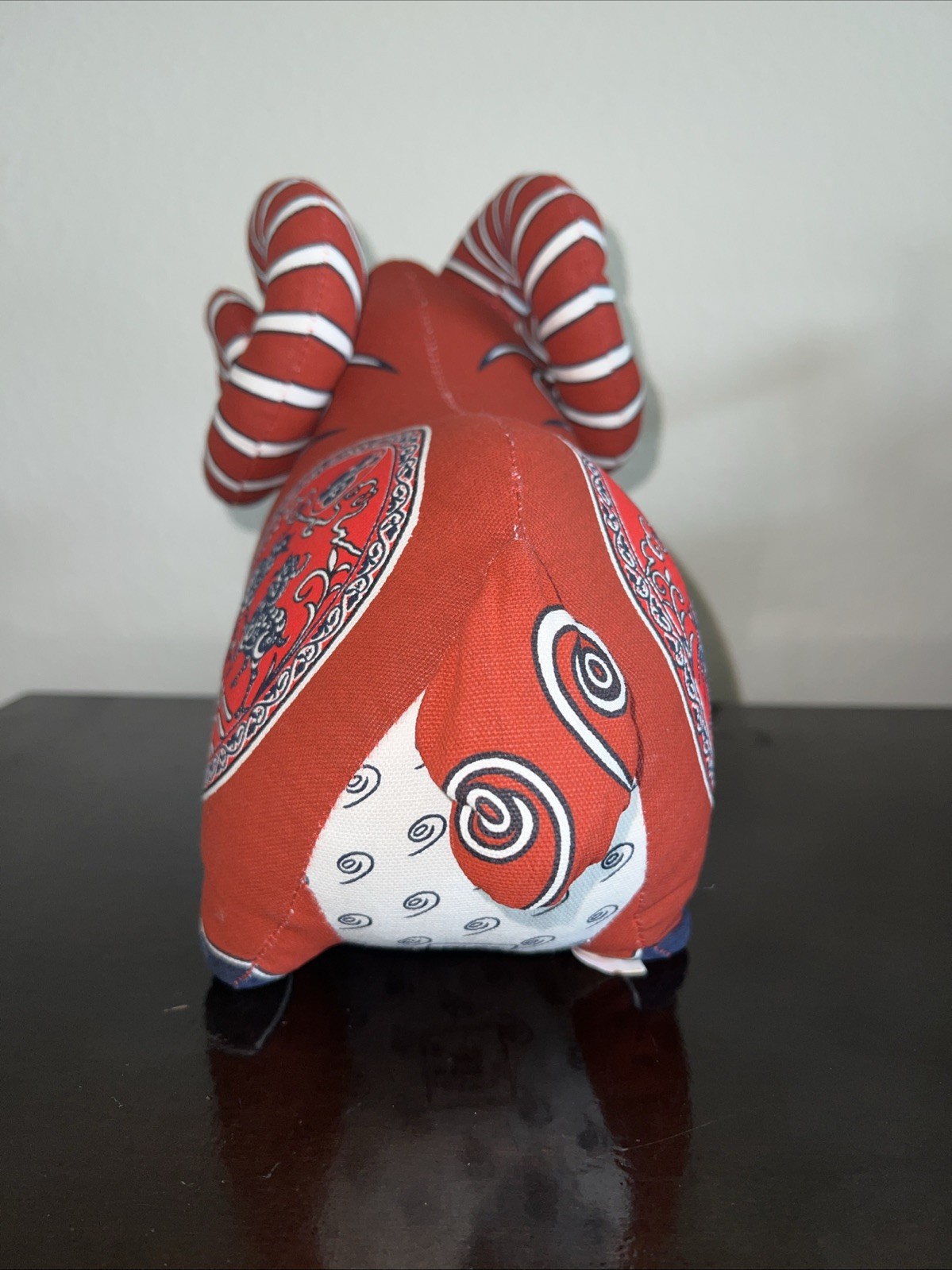 Vintage Stuffed Animal, Buluo Asian Chinese Zodiac Year Of The Ram Pop Art.