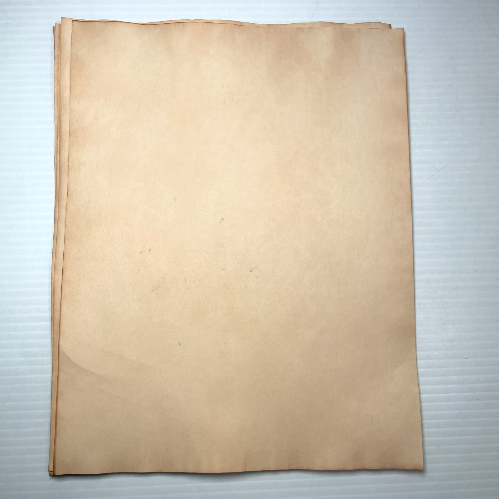 40 Avocado Grungy Peachy-Pink Hand Dyed 8.5″x11″ Paper Junk Journal Supply 3-15