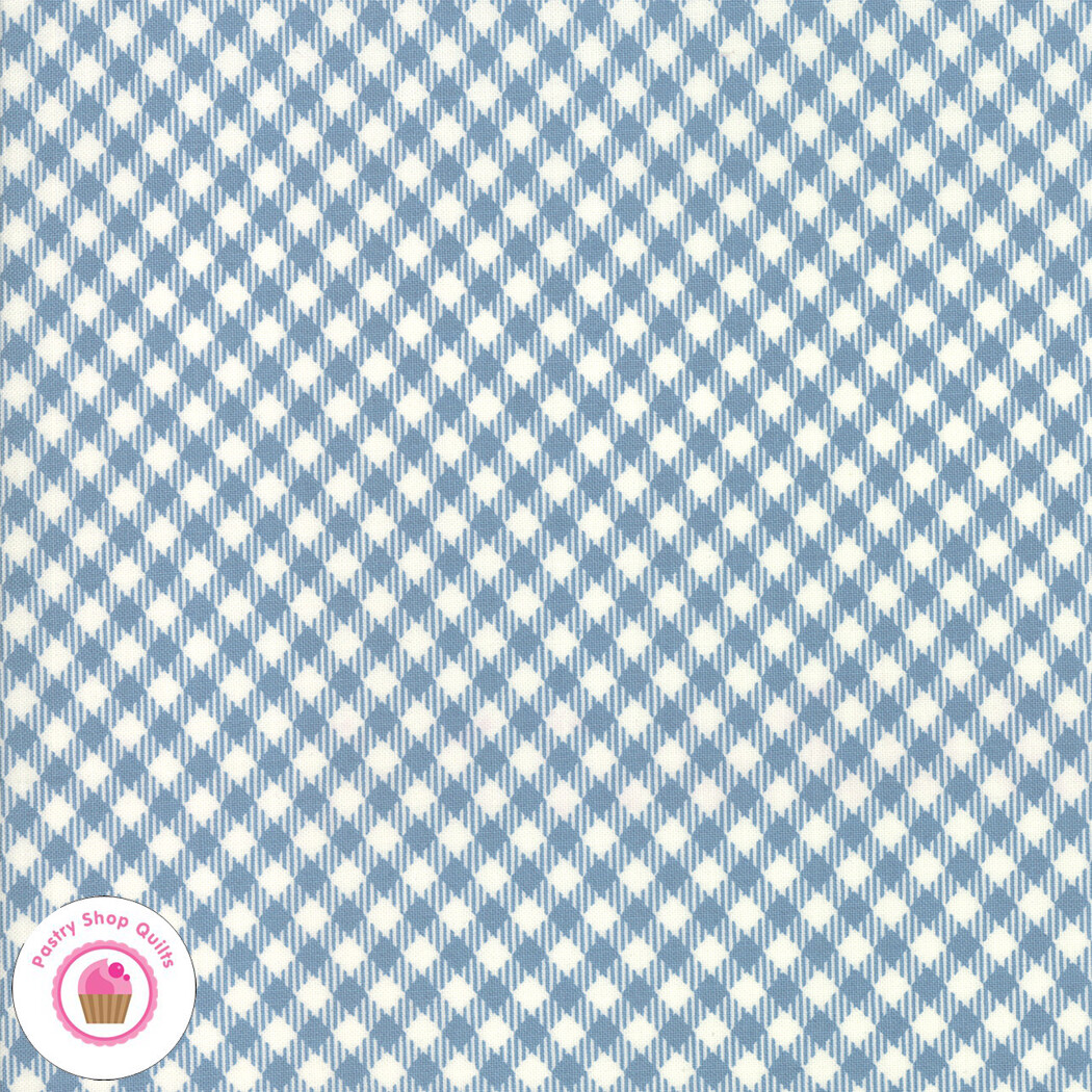 Moda BRANDED 5782 26 Blue White Plaid Check SWEETWATER Quilt Fabric RANCH