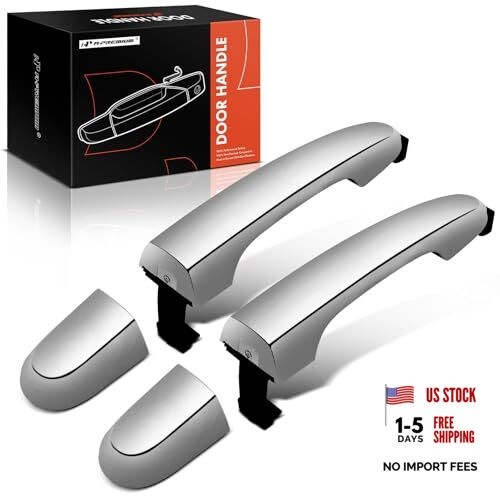 Outside Exterior Door Handles Compatible with Kia Sorento Rear Left and Right