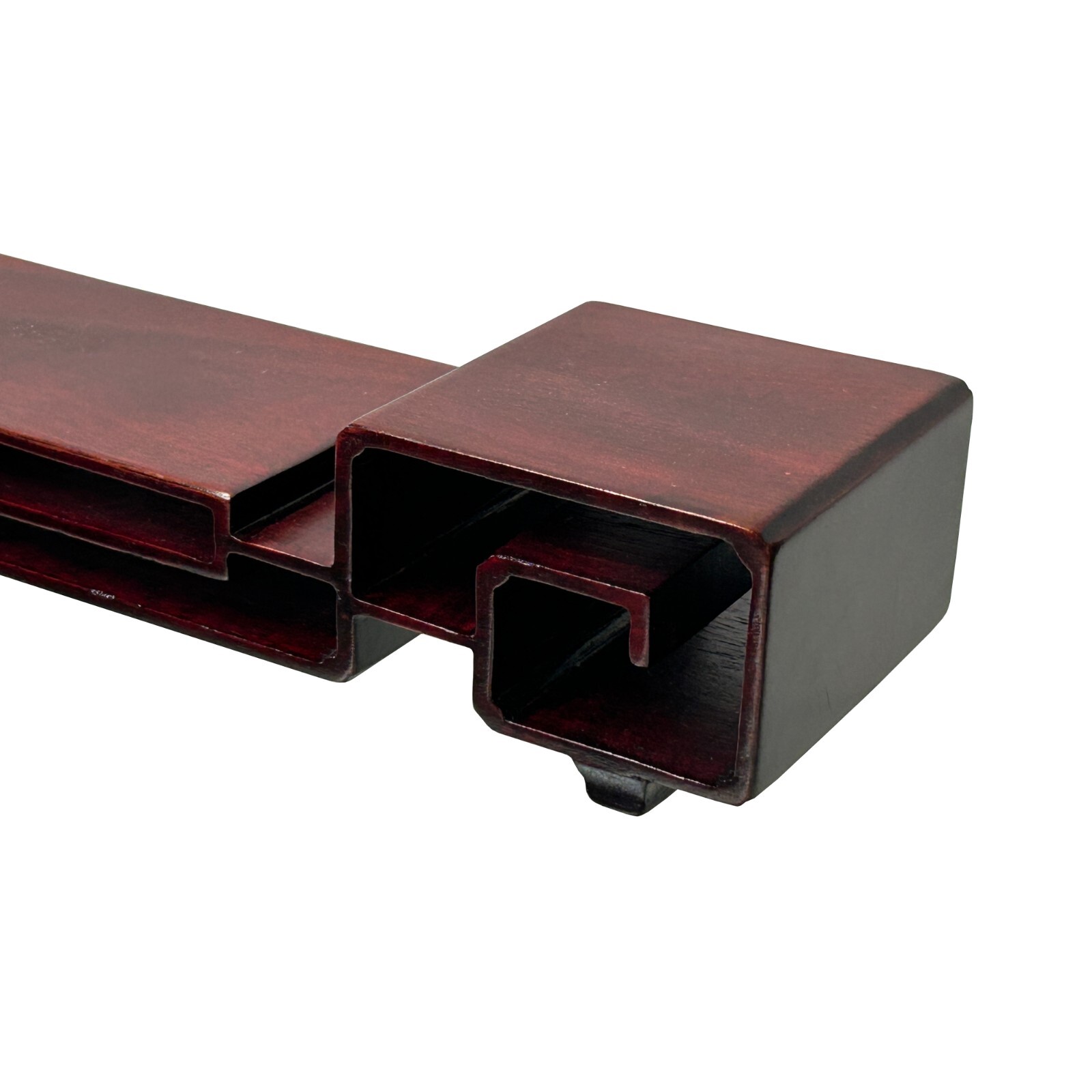 5.25″ Reddish Brown Wood Straight Scroll Rectangular Stand Riser Easel ws4146A