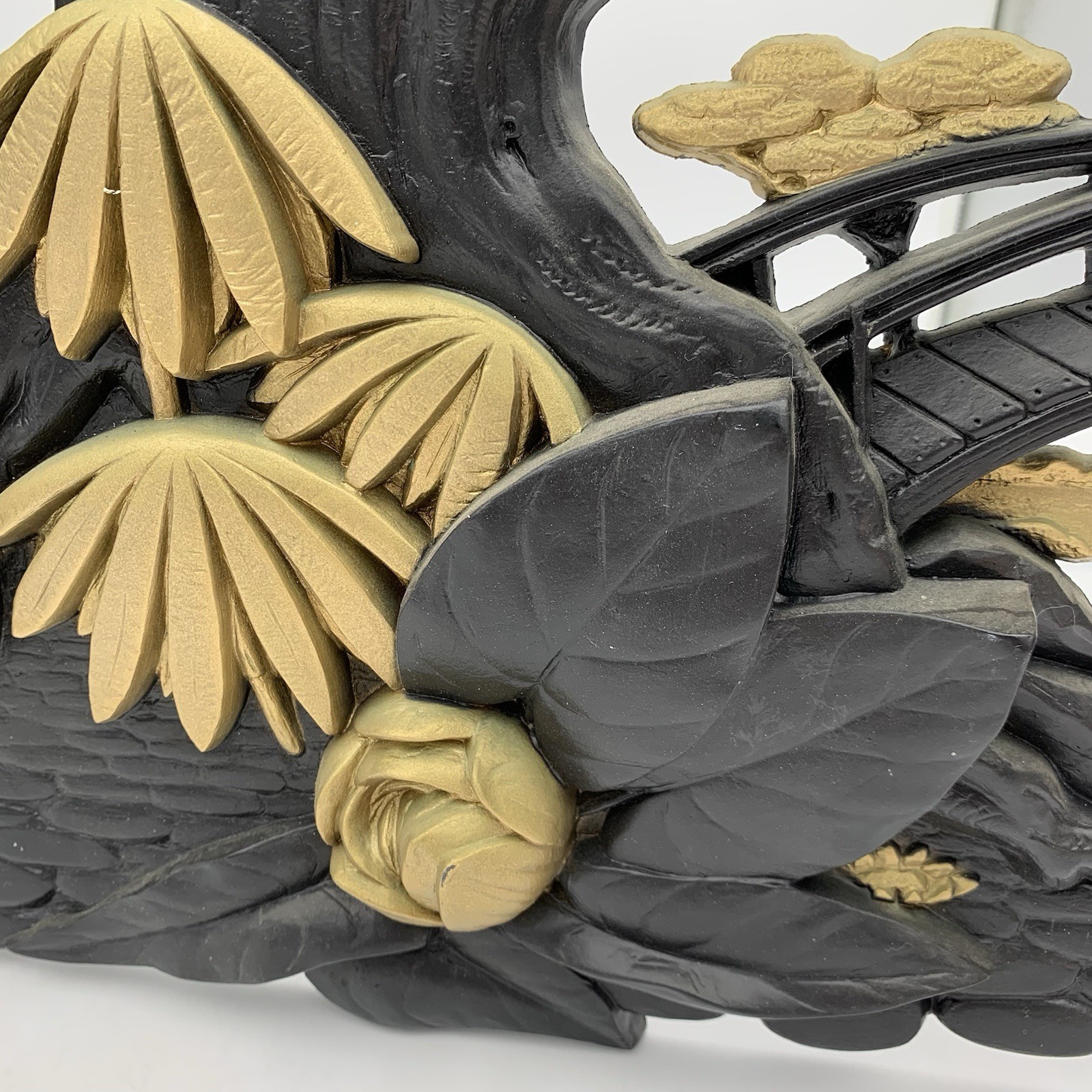 Vintage MCM Burwood 1973 Large Wall Art Japanese Asian Bonsai 37 X 22″ Gift EUC