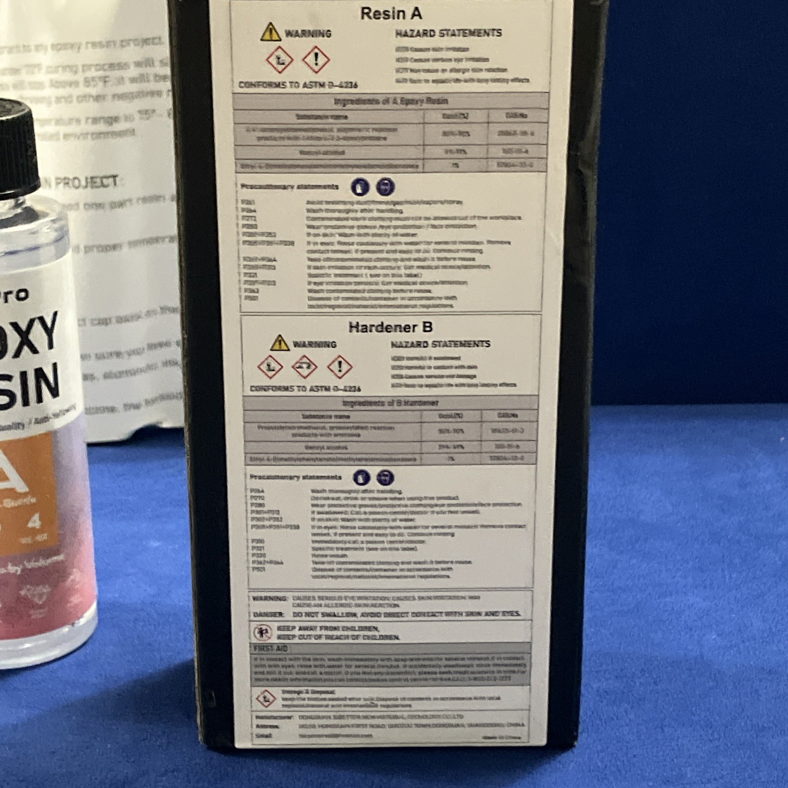 Nicpro Crystal Clear Epoxy Resin Kit, High Gloss & Bubbles Free 8 Oz kit.
