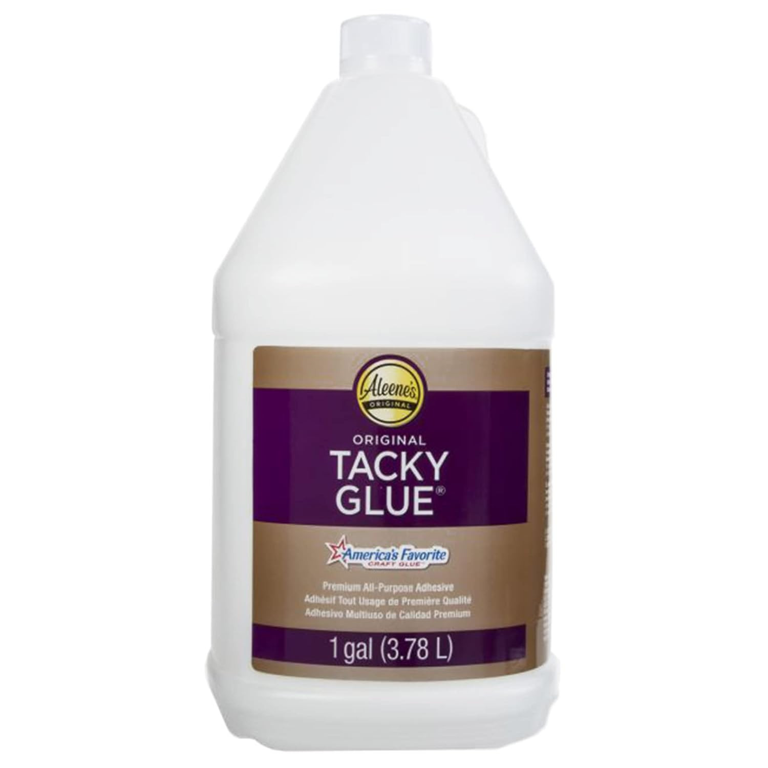 Original, 1 Gallon Tacky Glue, 128Oz, Clear, 128 Fl Oz