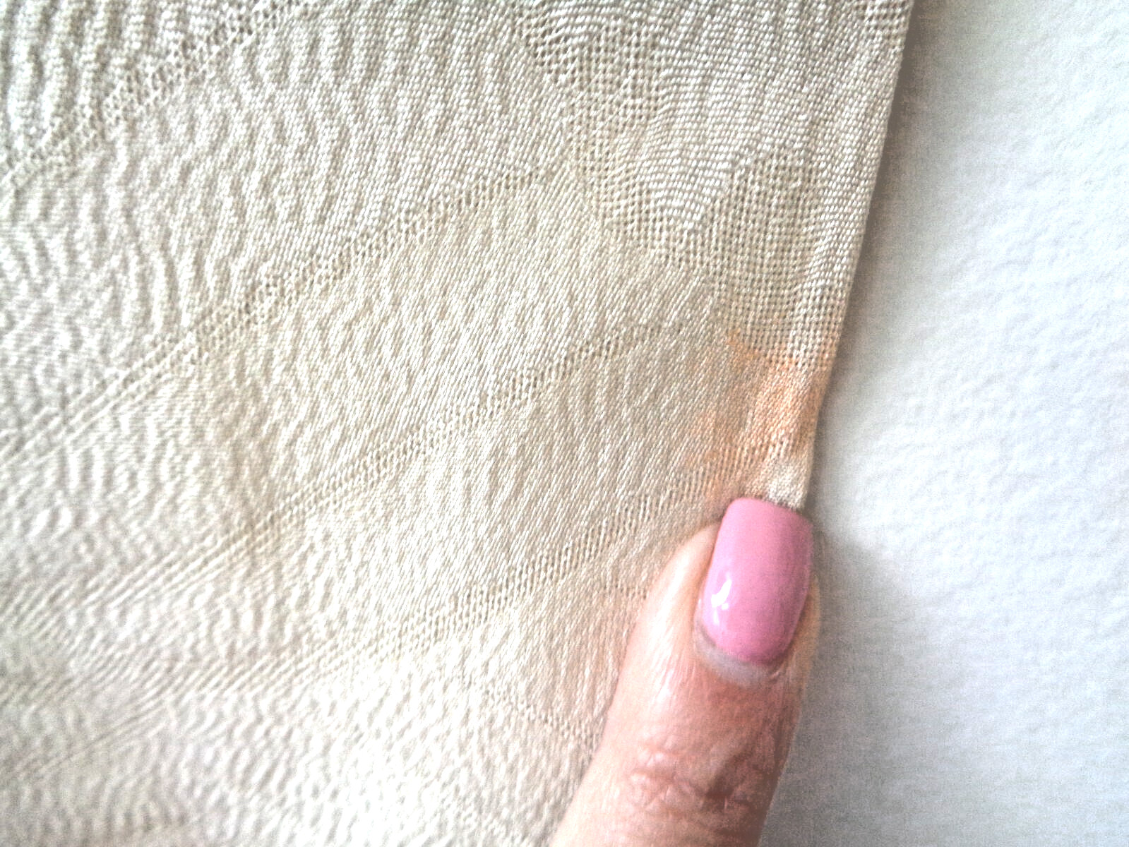 VINTAGE 1930-1940 JAPANEESE SILK WALL HANGING OR RUNNER X-LONG SIZE168 X13 IN