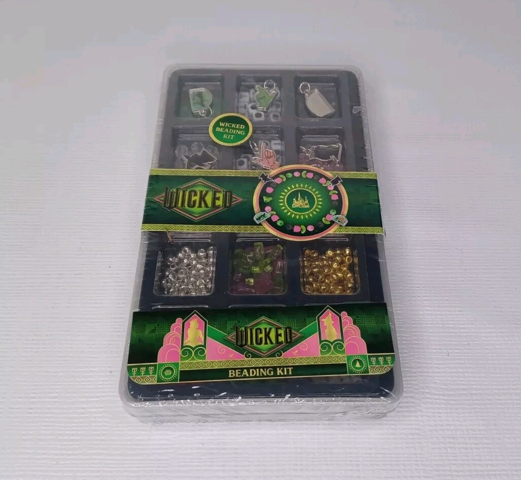Wicked Movie Beading Kit New Make Your Own DIY Bracelets Necklaces