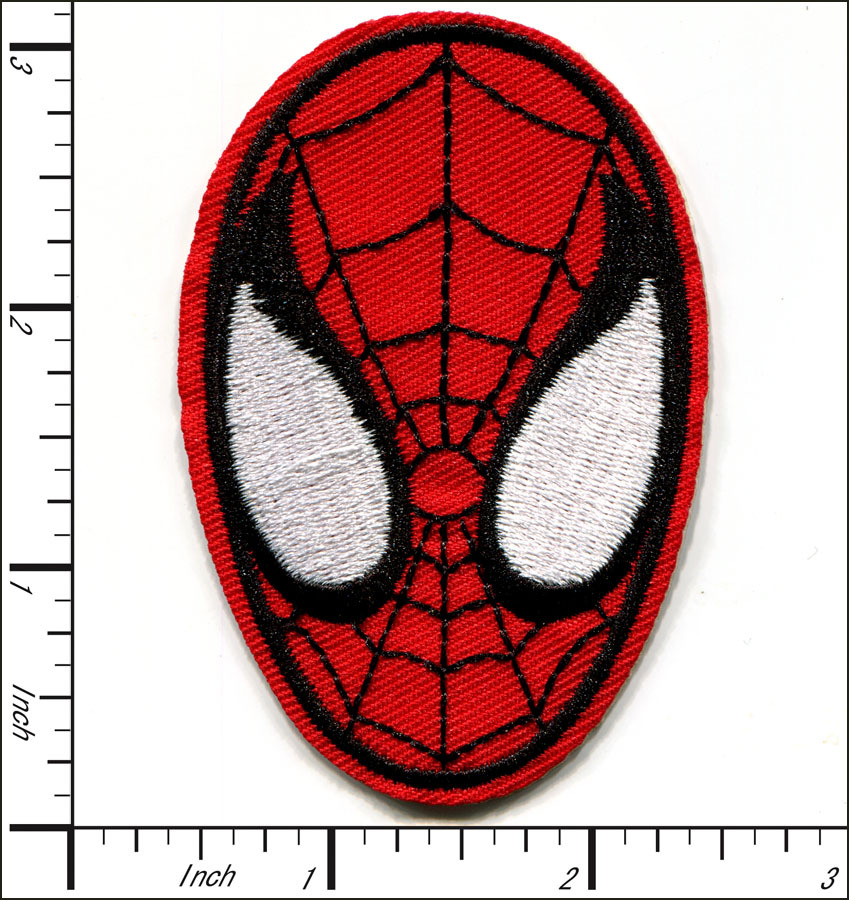 30 Pcs Embroidered Iron on patches Spiderman Mask 2.05″x3.15″ AP012dGO